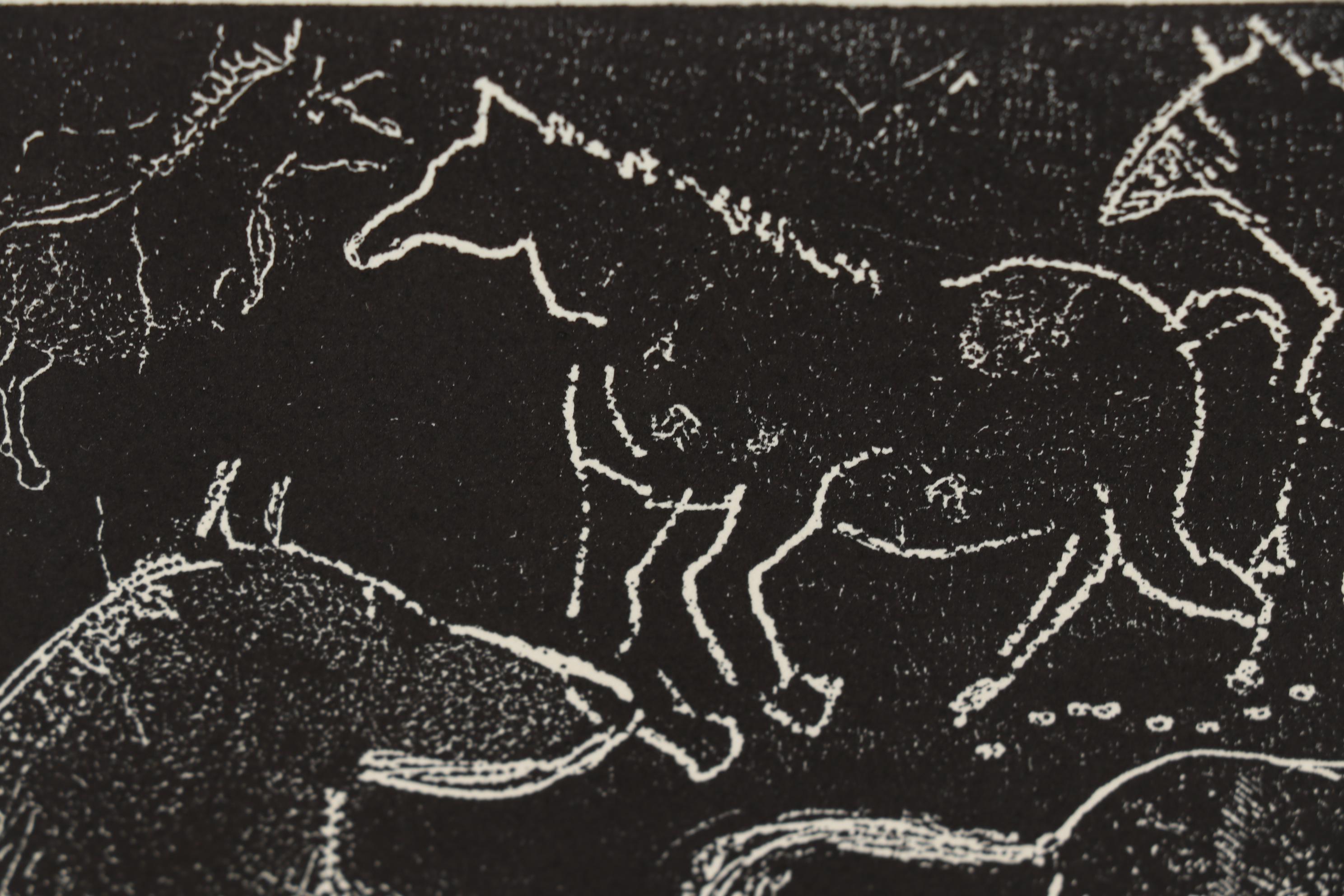 B. Fox Relief Print "Lascaux"