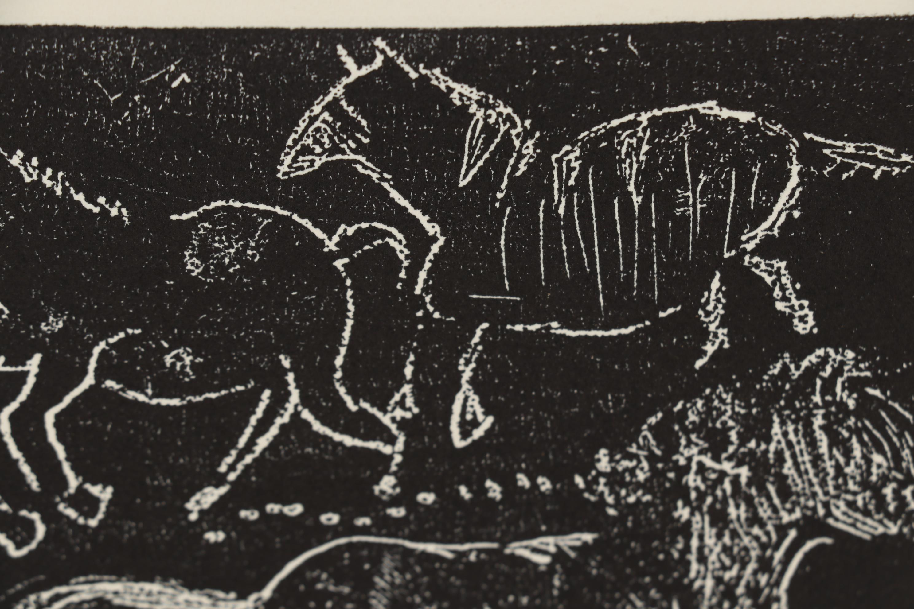 B. Fox Relief Print "Lascaux"