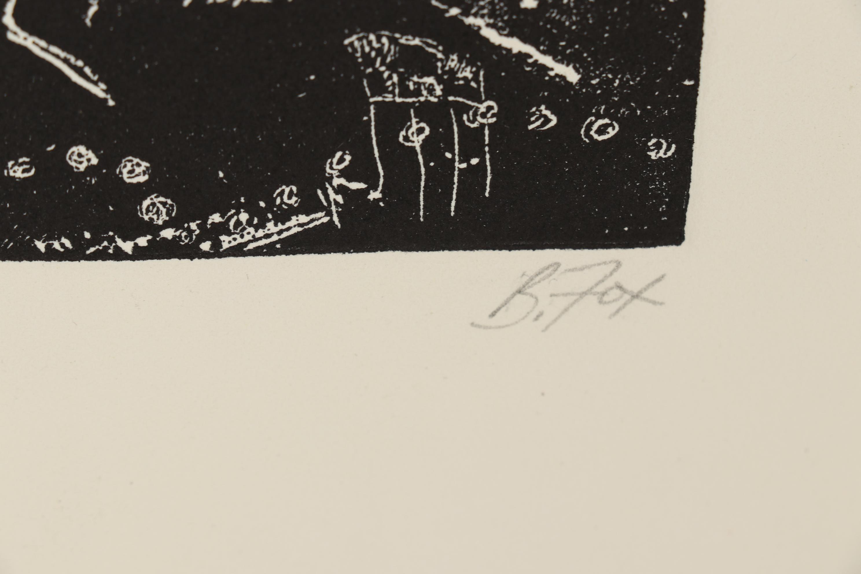 B. Fox Relief Print "Lascaux"