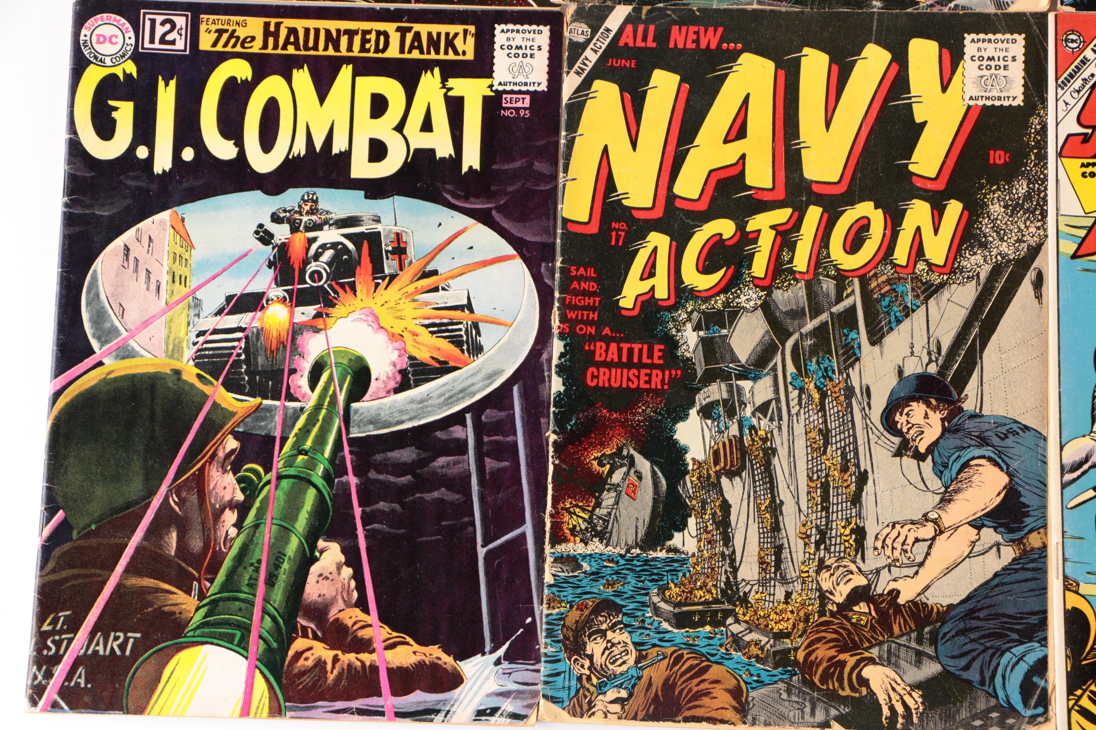 U.S. Military Themed Comic Books From DC, Atlas, and More, 1950s-1960s