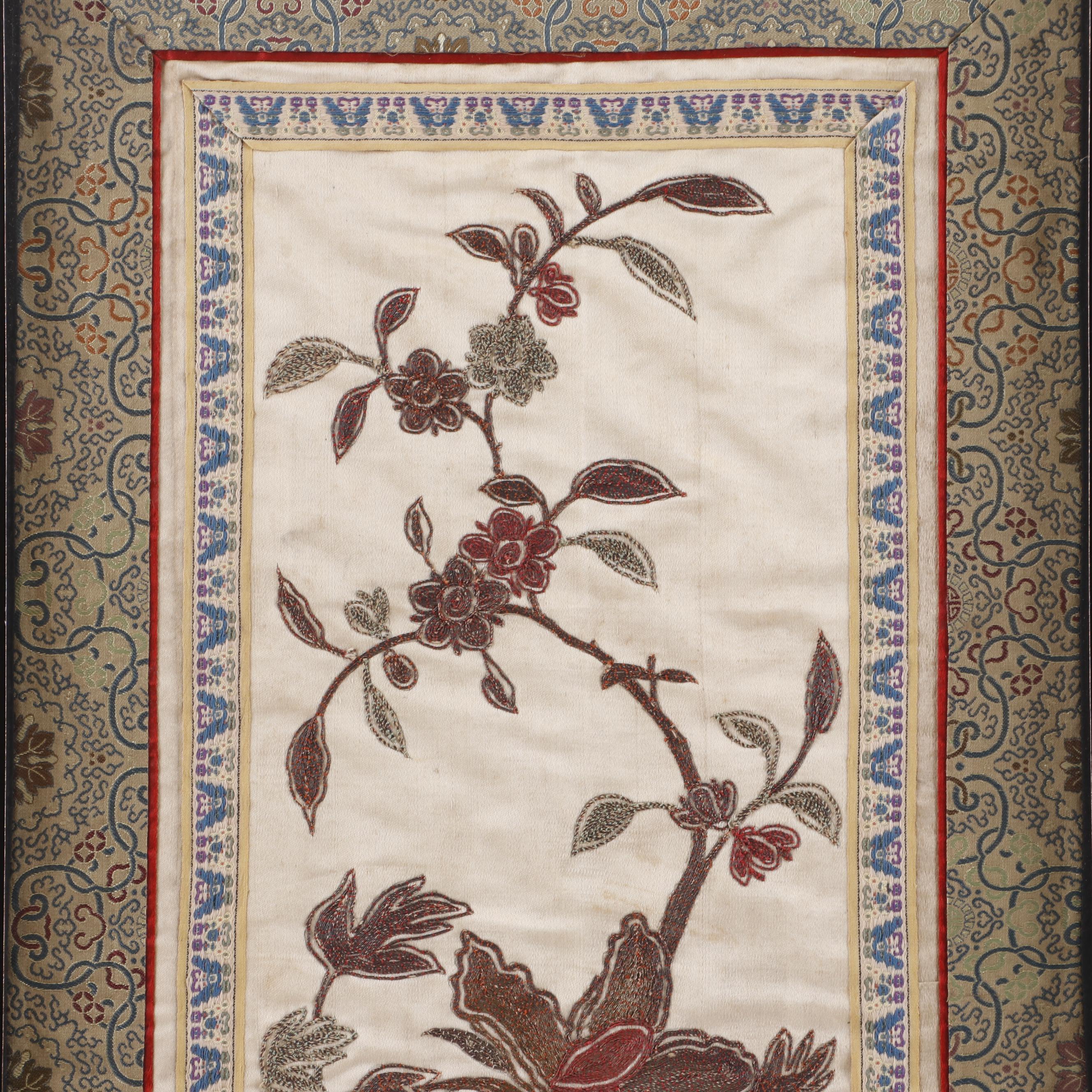 Chinese Framed Silk Embroidery