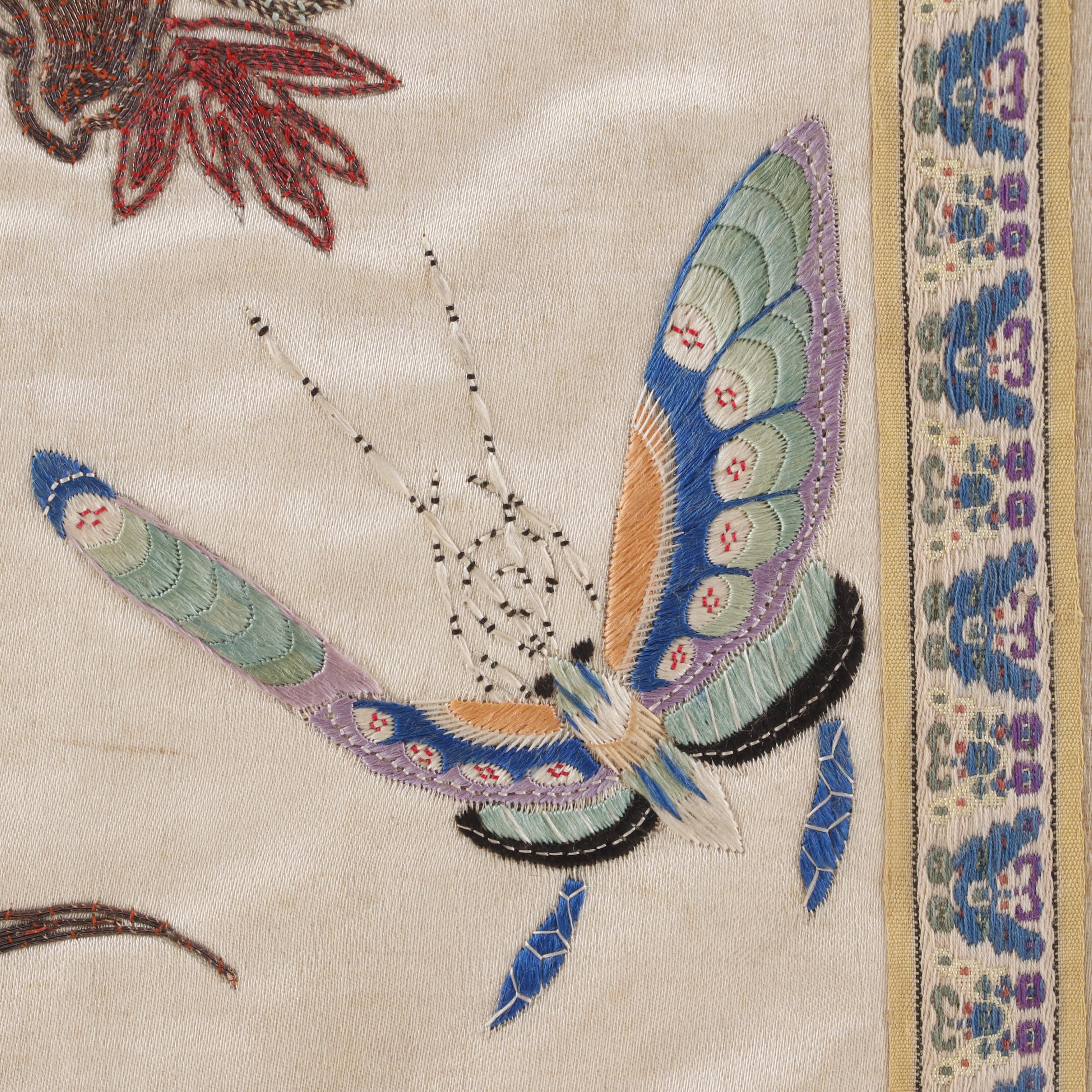 Chinese Framed Silk Embroidery