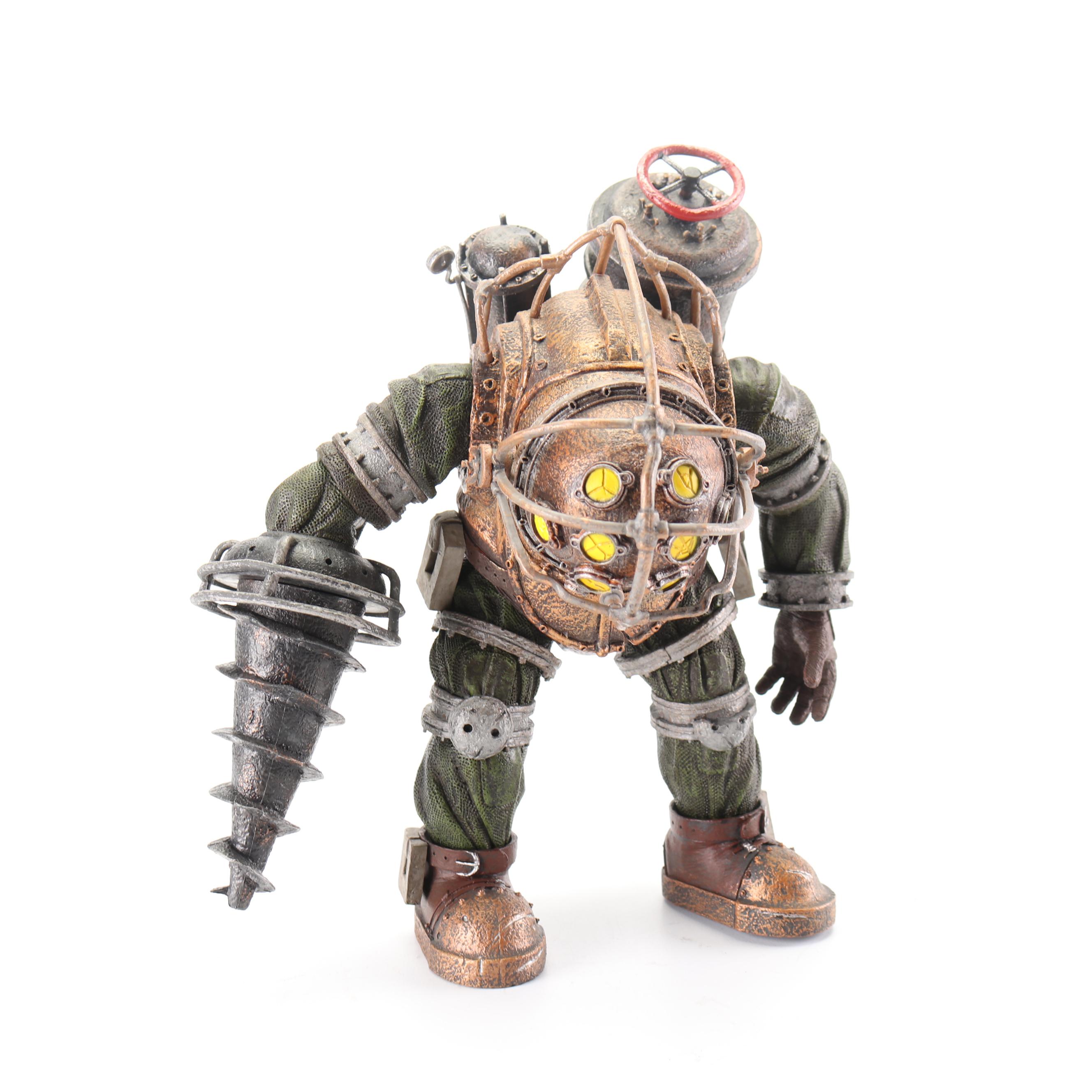 NECA Bioshock 2 "Big Daddy Subject Delta" Posable Figurine, cir 2000