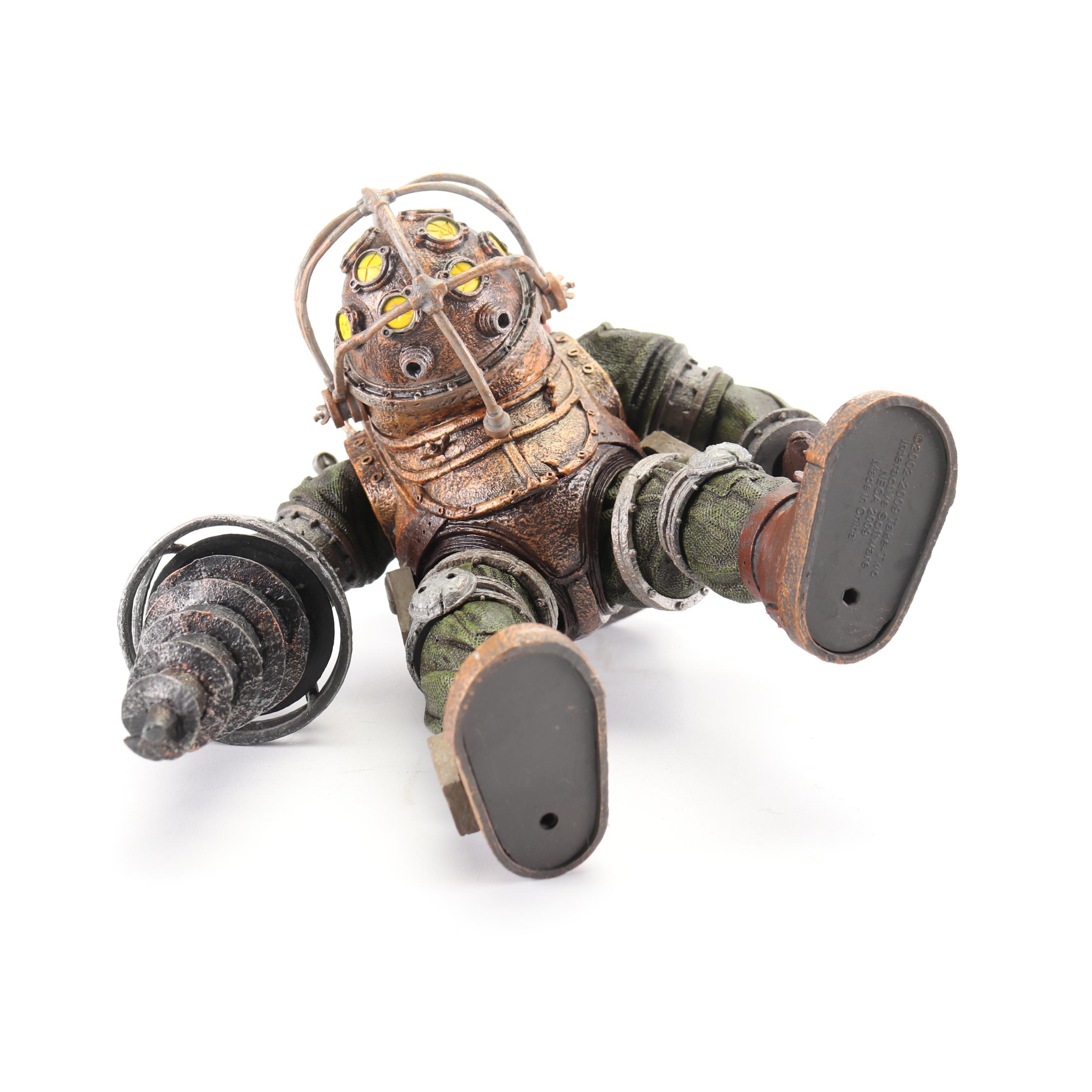 NECA Bioshock 2 "Big Daddy Subject Delta" Posable Figurine, cir 2000