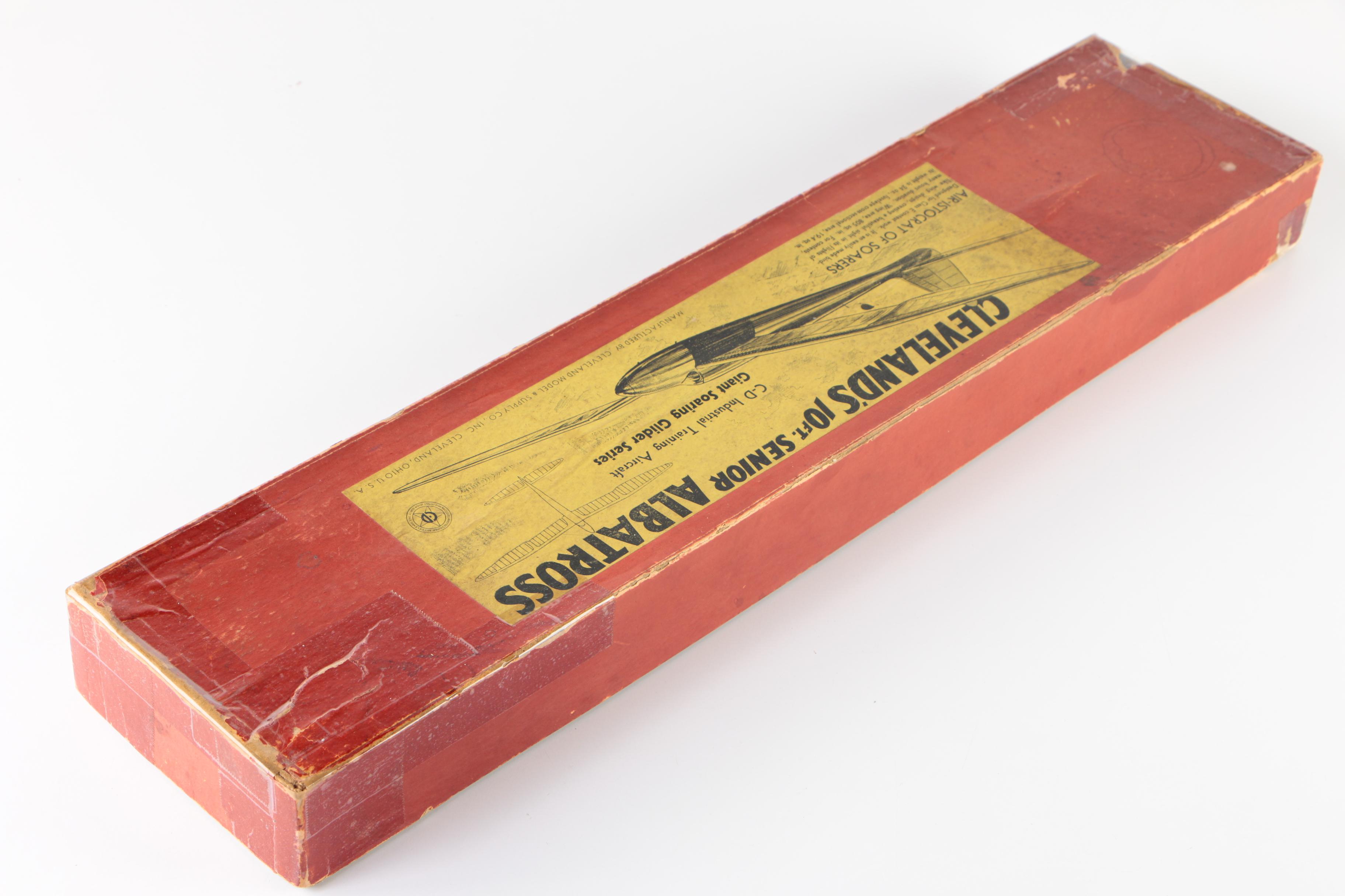 Cleveland Model & Supply Co. "Senior Albatross" Model Airplane with Blueprints