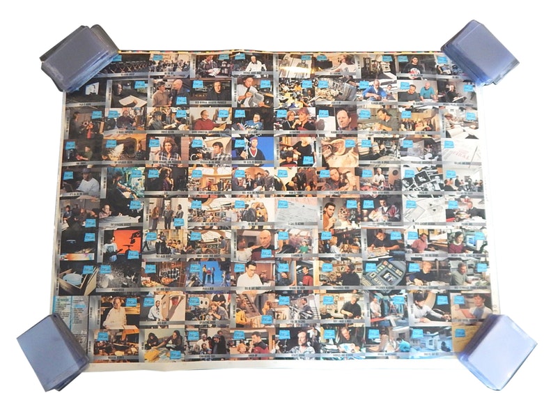Uncut 1994 "Star Trek: The Next Generation" Trading Cards Poster