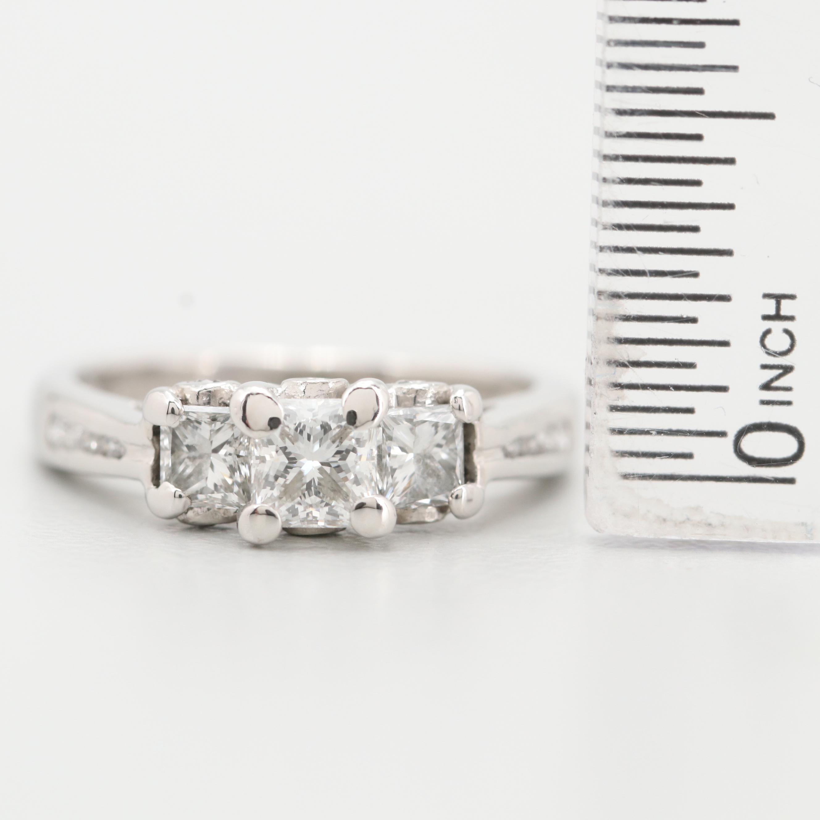 JLJ Platinum 1.11 CTW Diamond Ring
