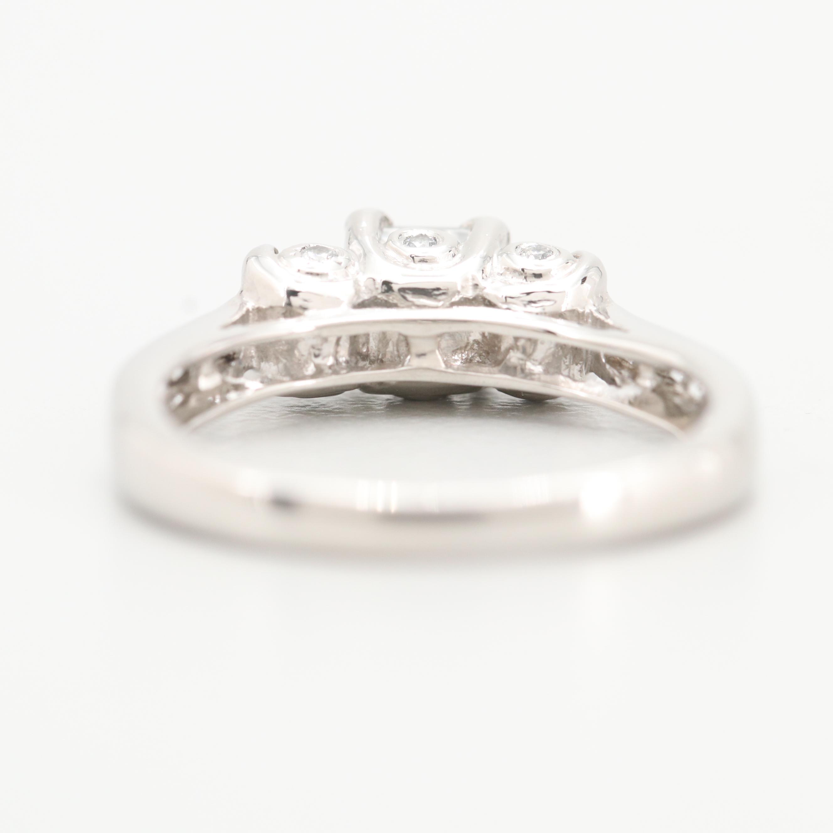 JLJ Platinum 1.11 CTW Diamond Ring