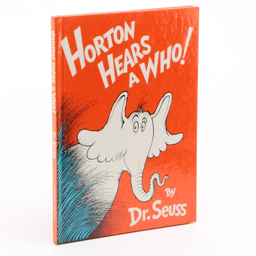 1982 Signed "Horton Hears a Who!" by Dr. Seuss