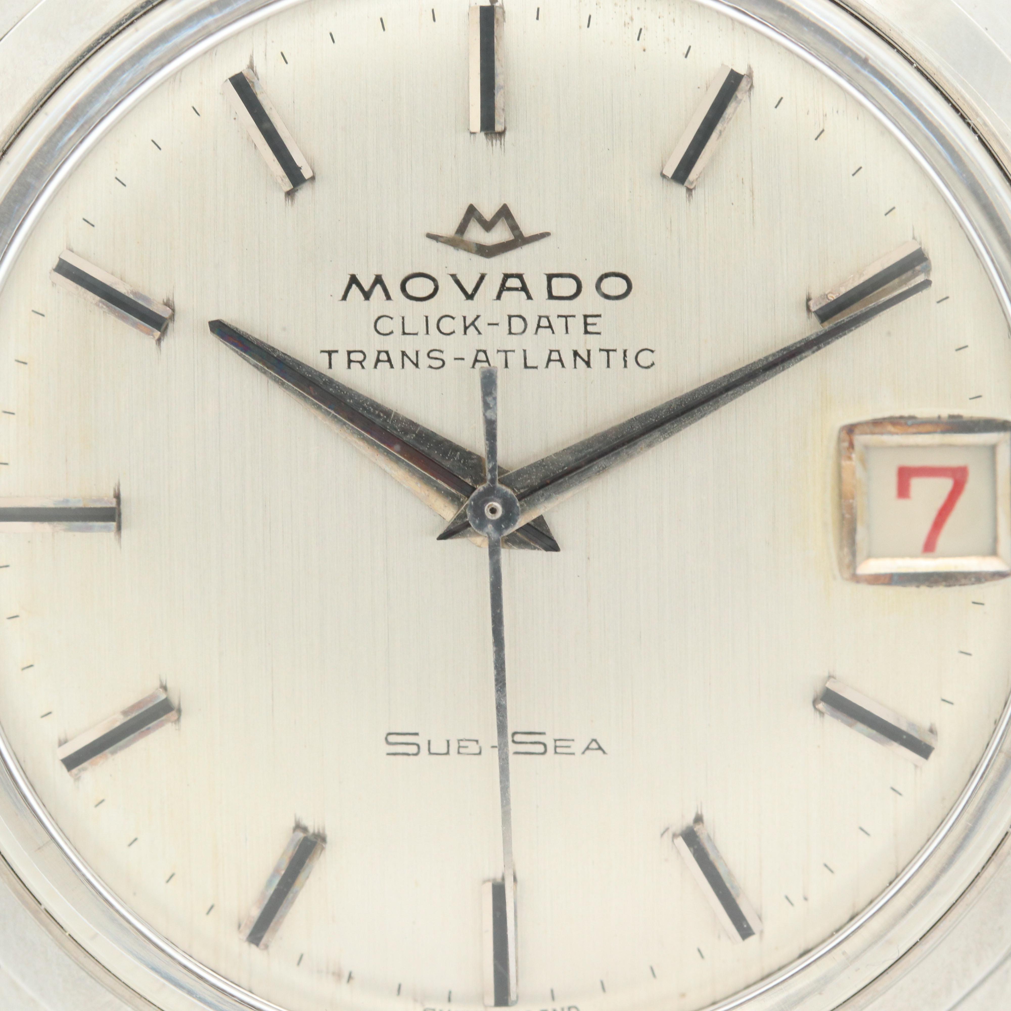 Vintage Movado Trans-Atlantic Sub-Sea 50 Watch