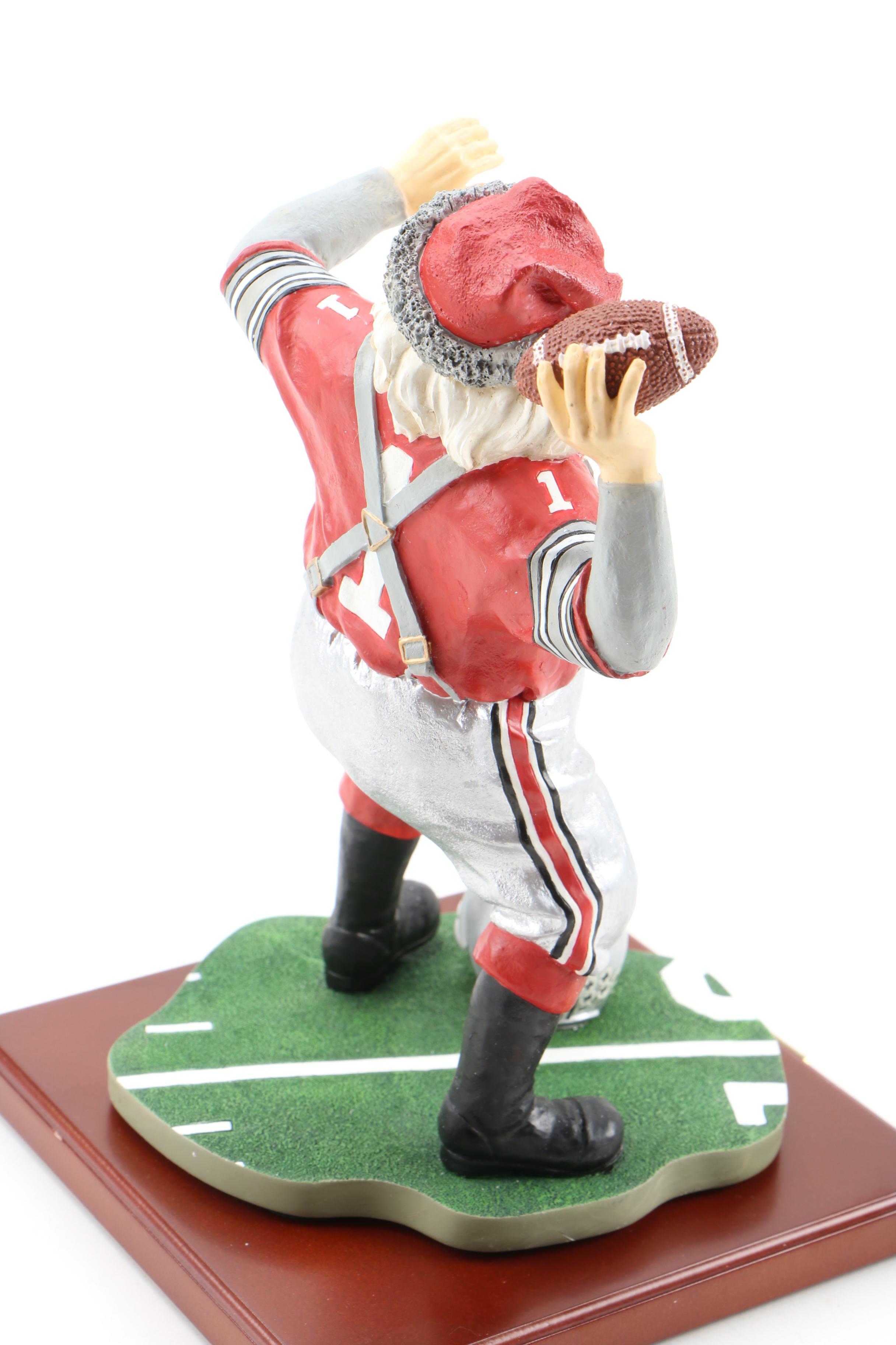Collegiate Collectibles Ohio State University "Gameday Santa" Figurine, 1998