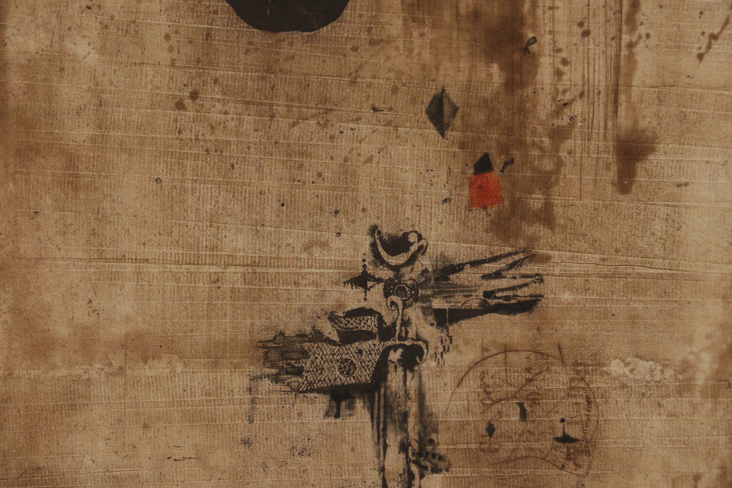 Johnny Friedländer Abstract Etching