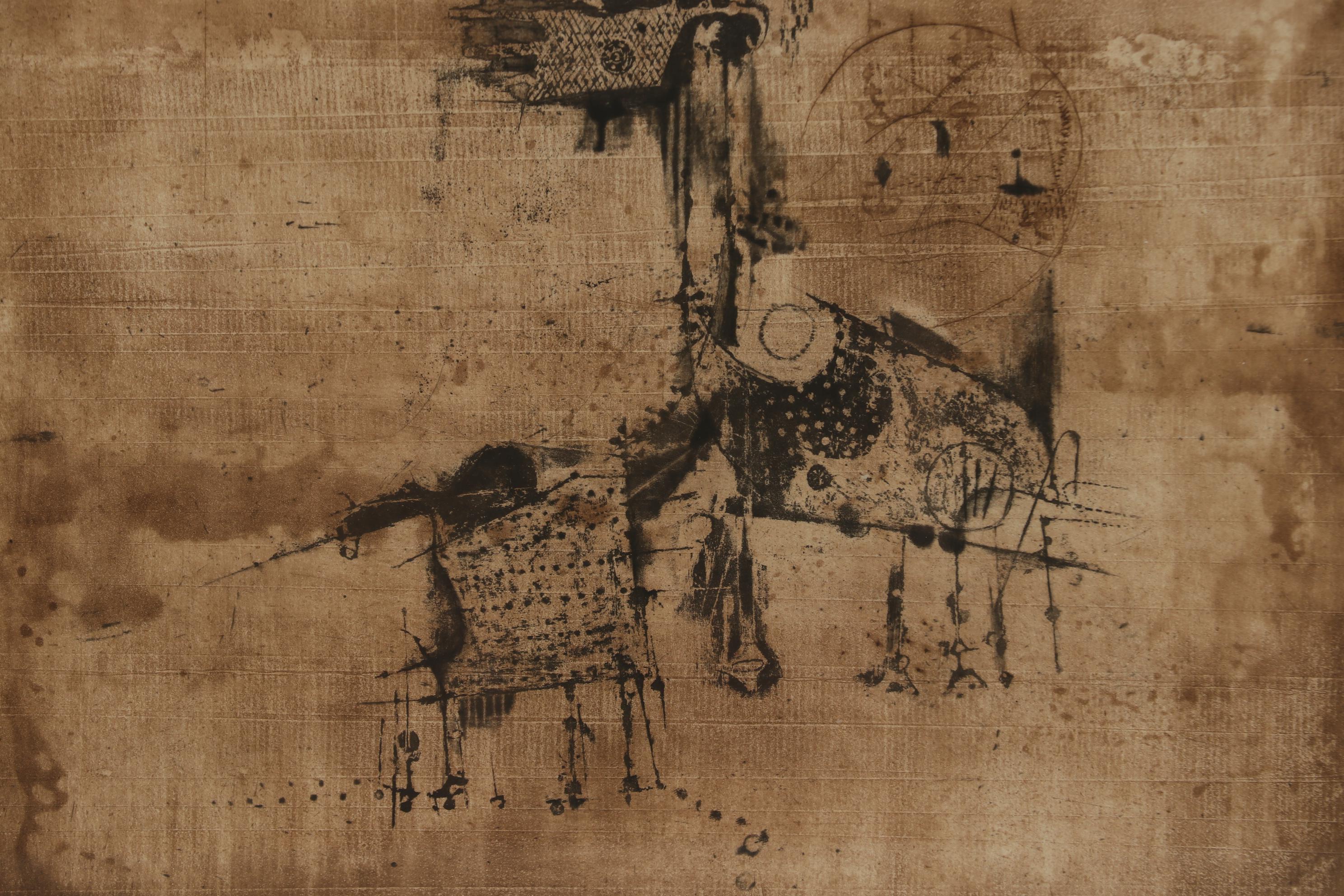 Johnny Friedländer Abstract Etching