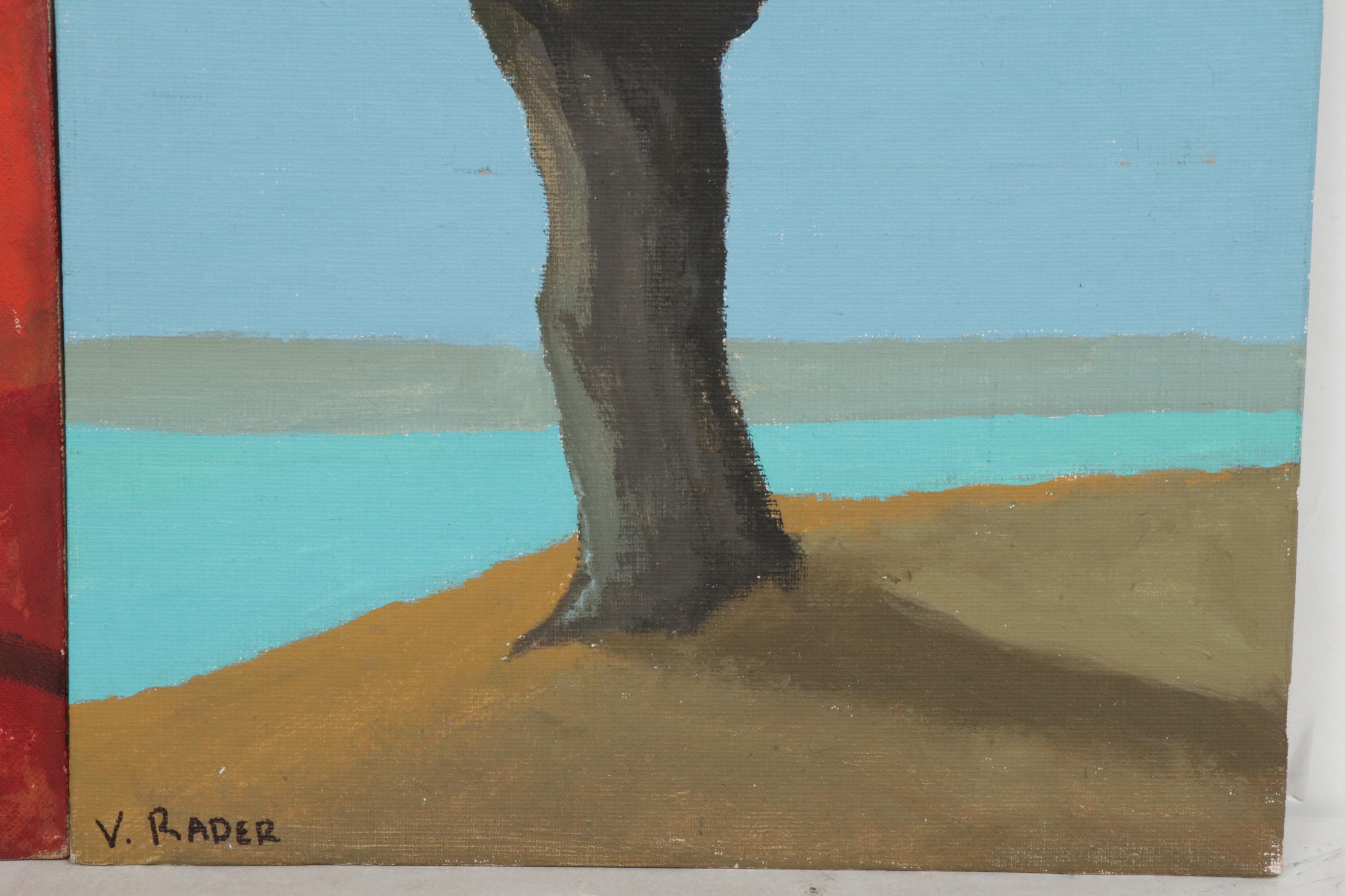 Vernon Rader Trees Oil Paintings