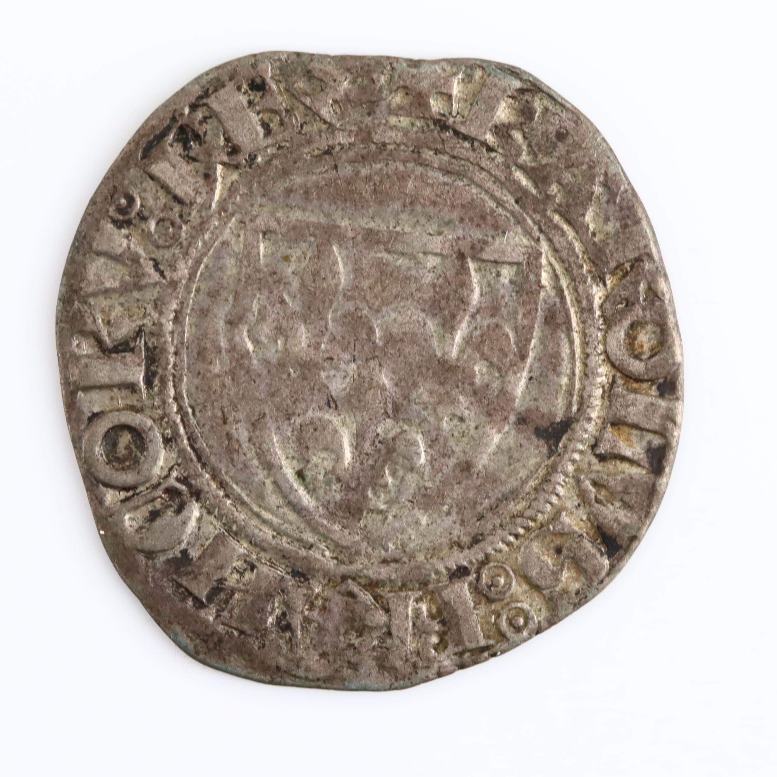 Five European Silver Hammered Coins From the Middle Ages, ca. 1258 to 1540
