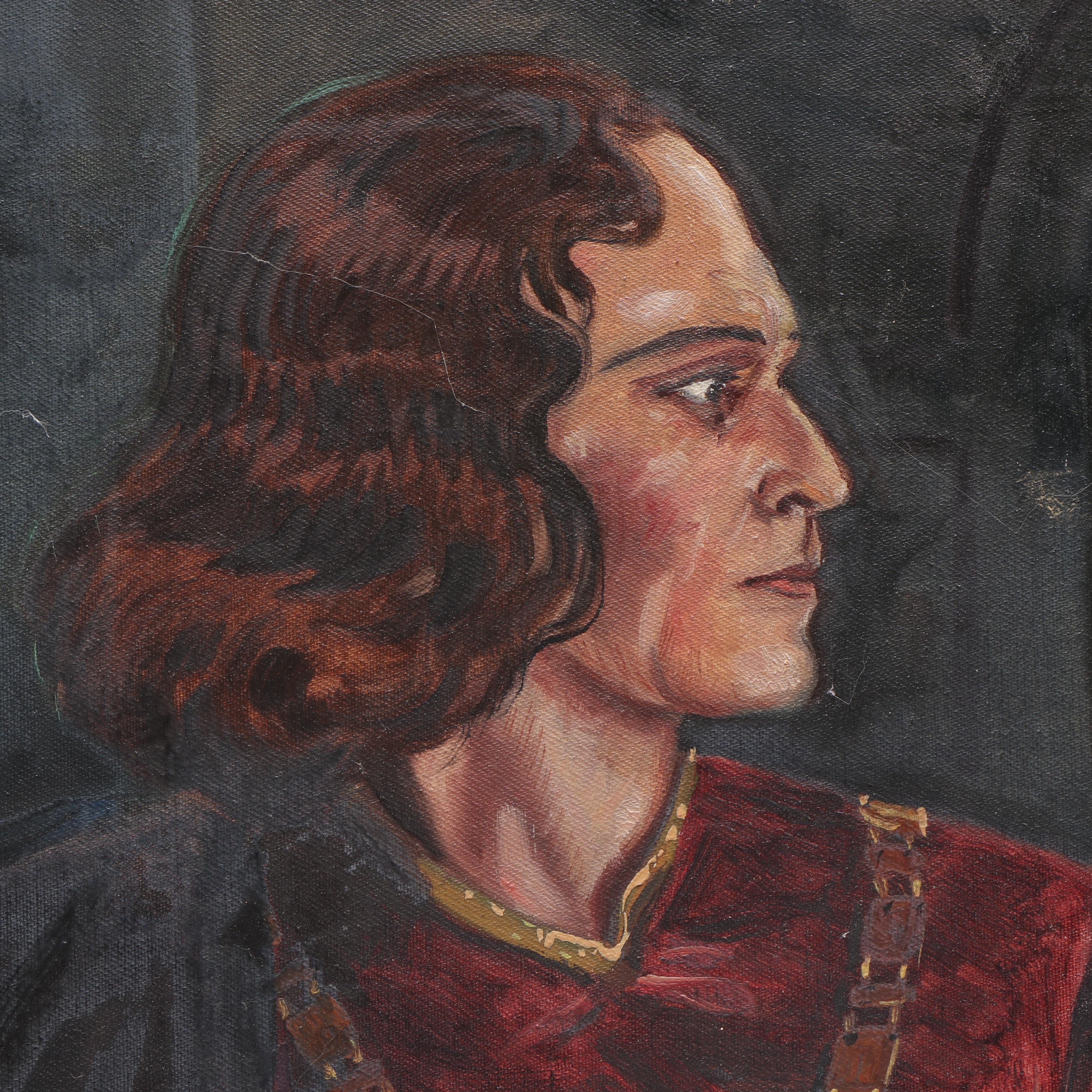 Manuel Solorzano 1943 Oil Painting of Shakepeare's Hamlet