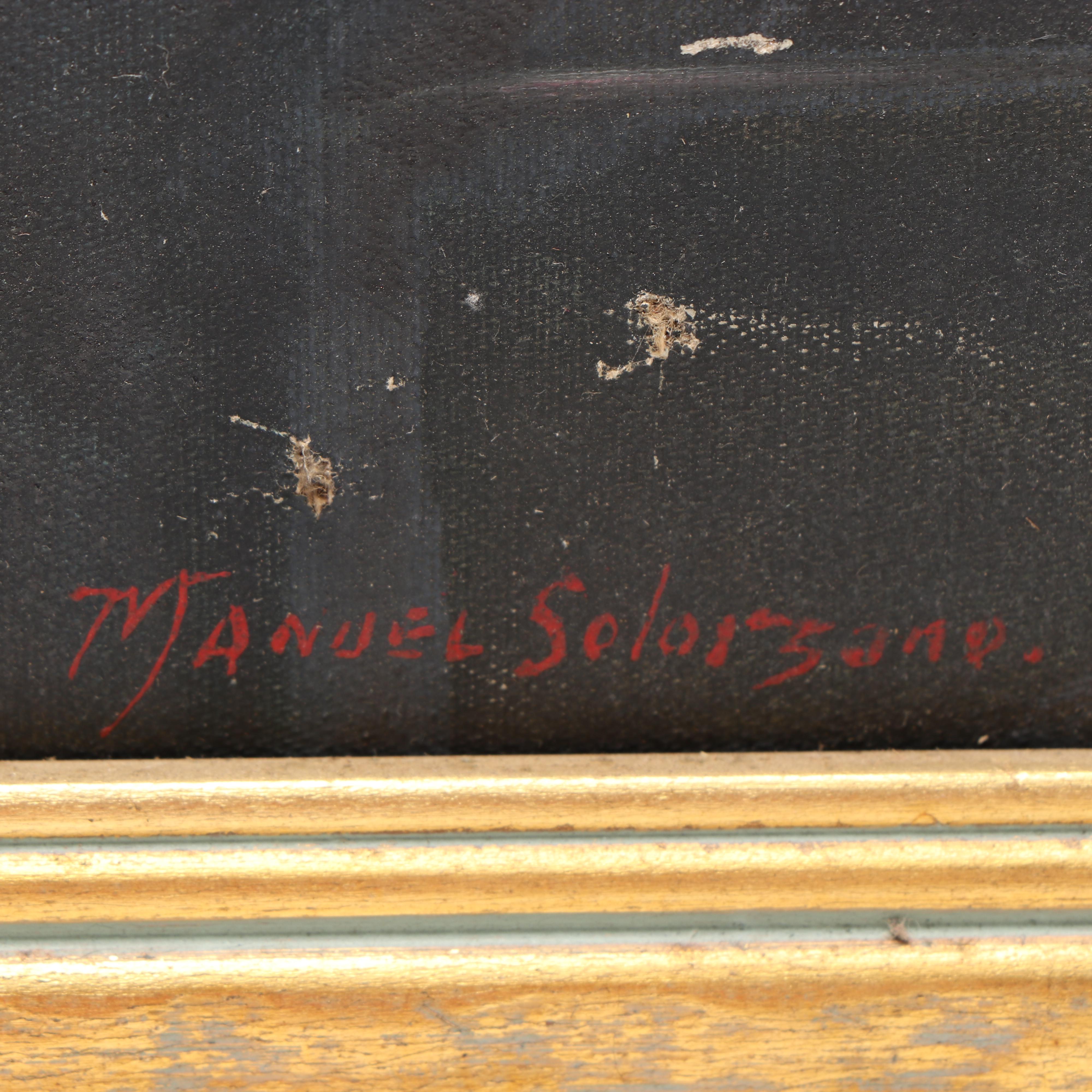 Manuel Solorzano 1943 Oil Painting of Shakepeare's Hamlet