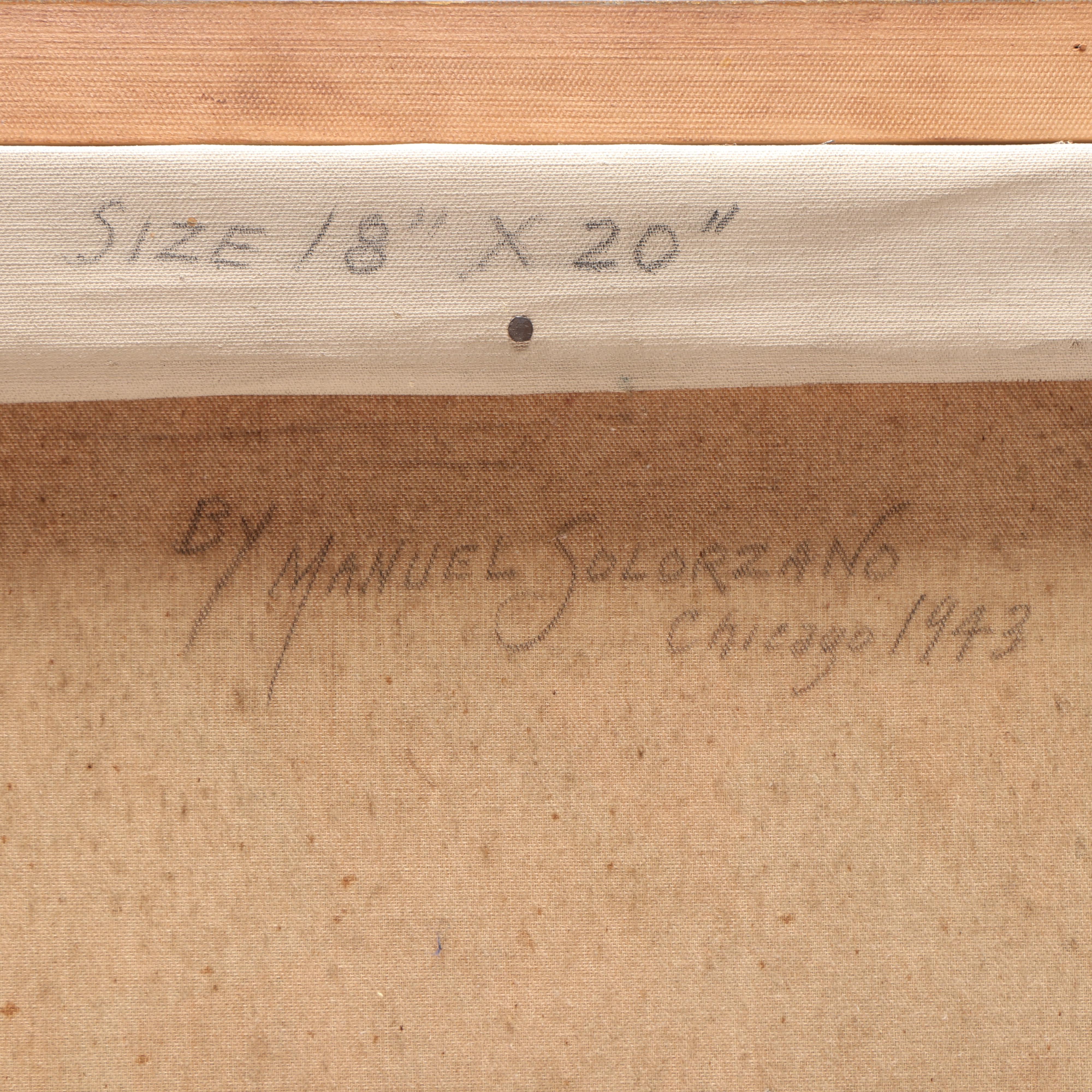 Manuel Solorzano 1943 Oil Painting of Shakepeare's Hamlet