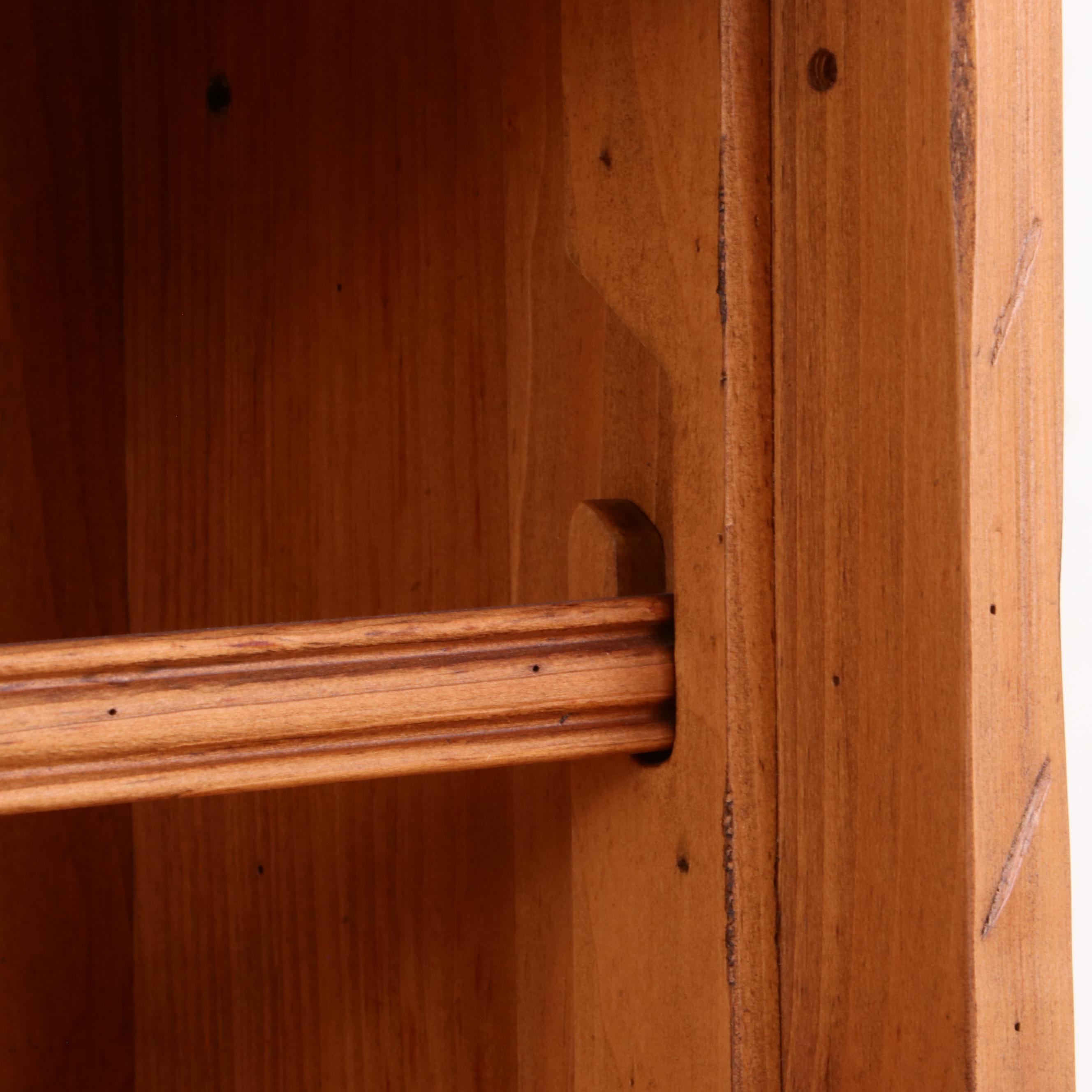 Ethan Allen Pine Cupboard and Base Cabinet