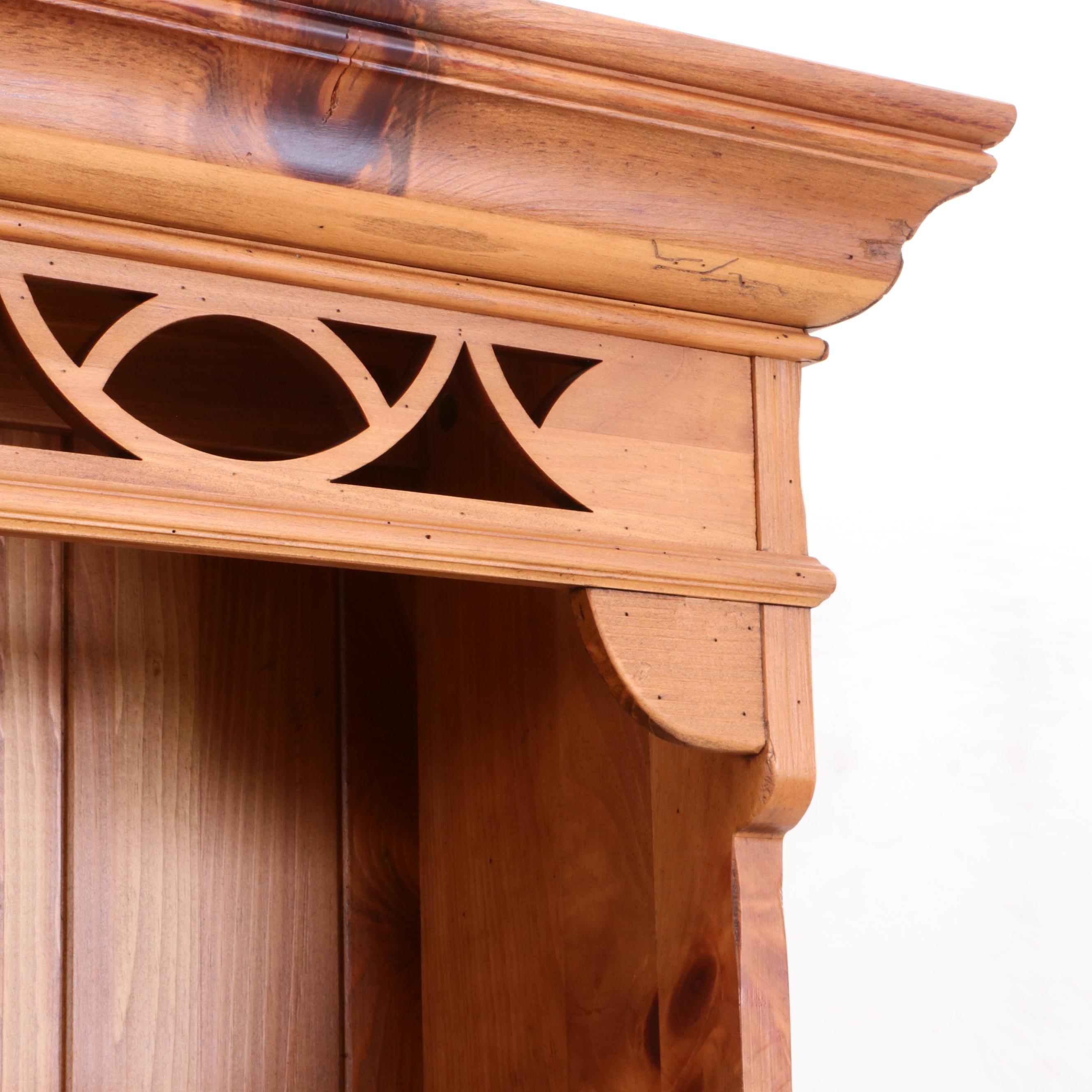 Ethan Allen Pine Cupboard and Base Cabinet