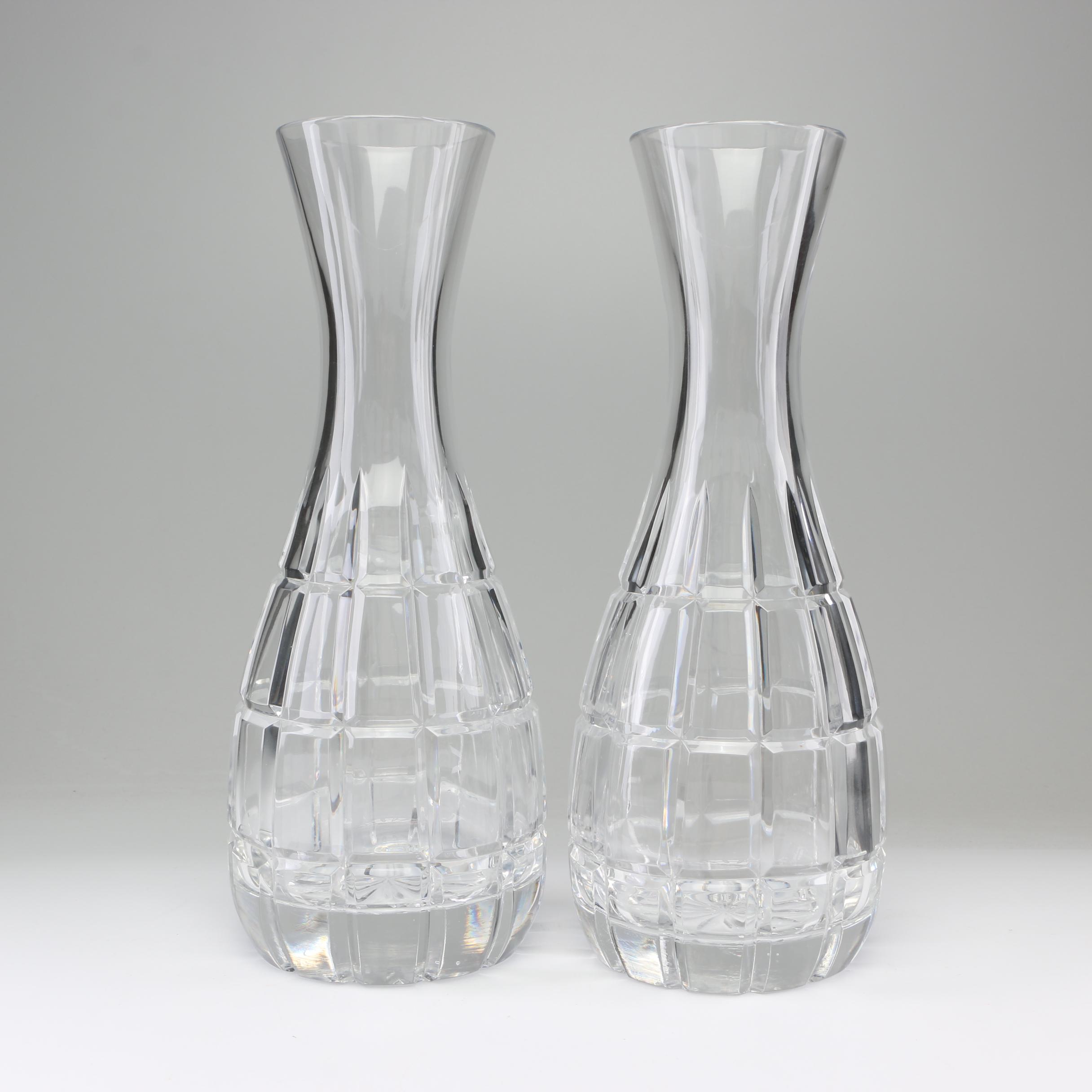 Towle "Riviera" Crystal Bud Vases