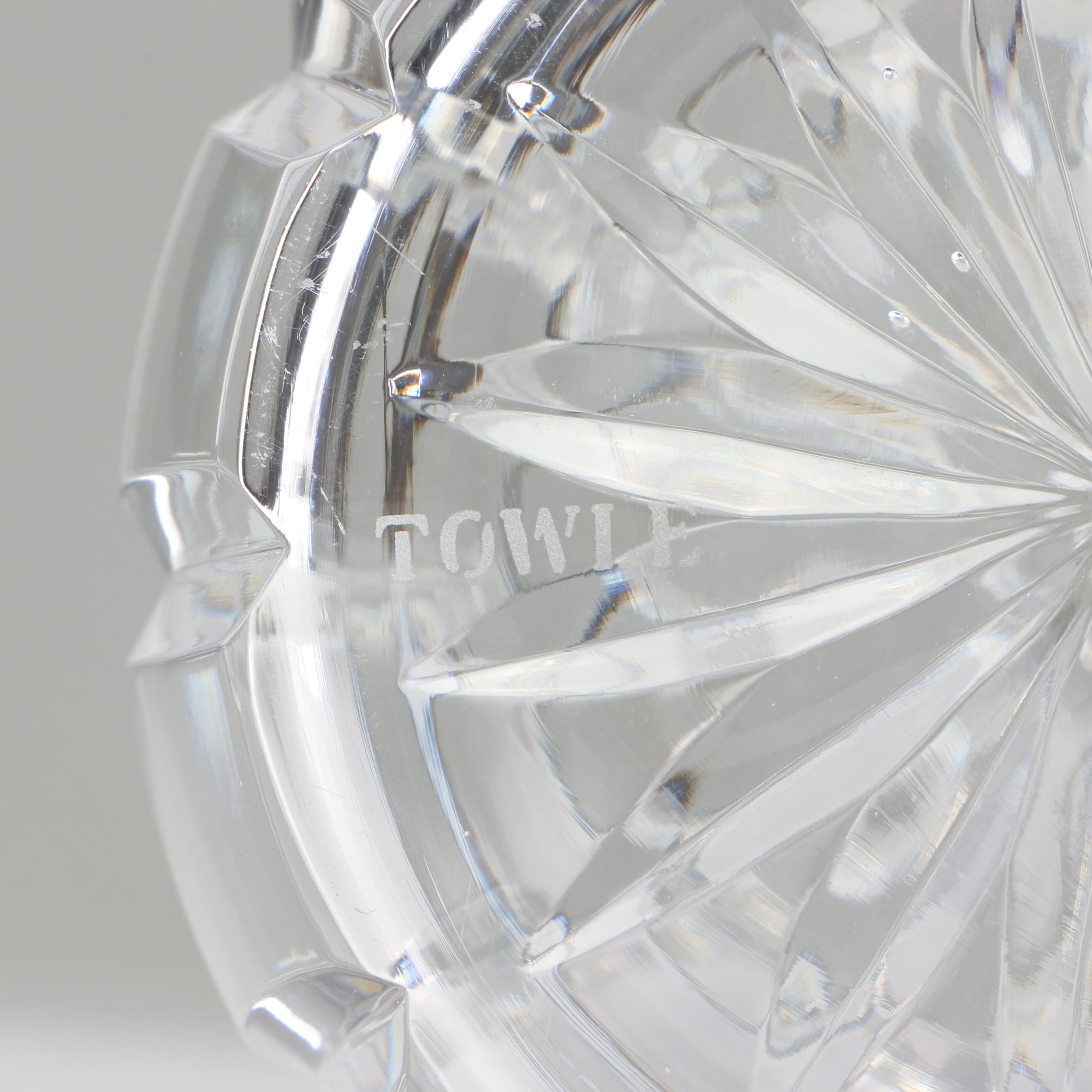 Towle "Riviera" Crystal Bud Vases