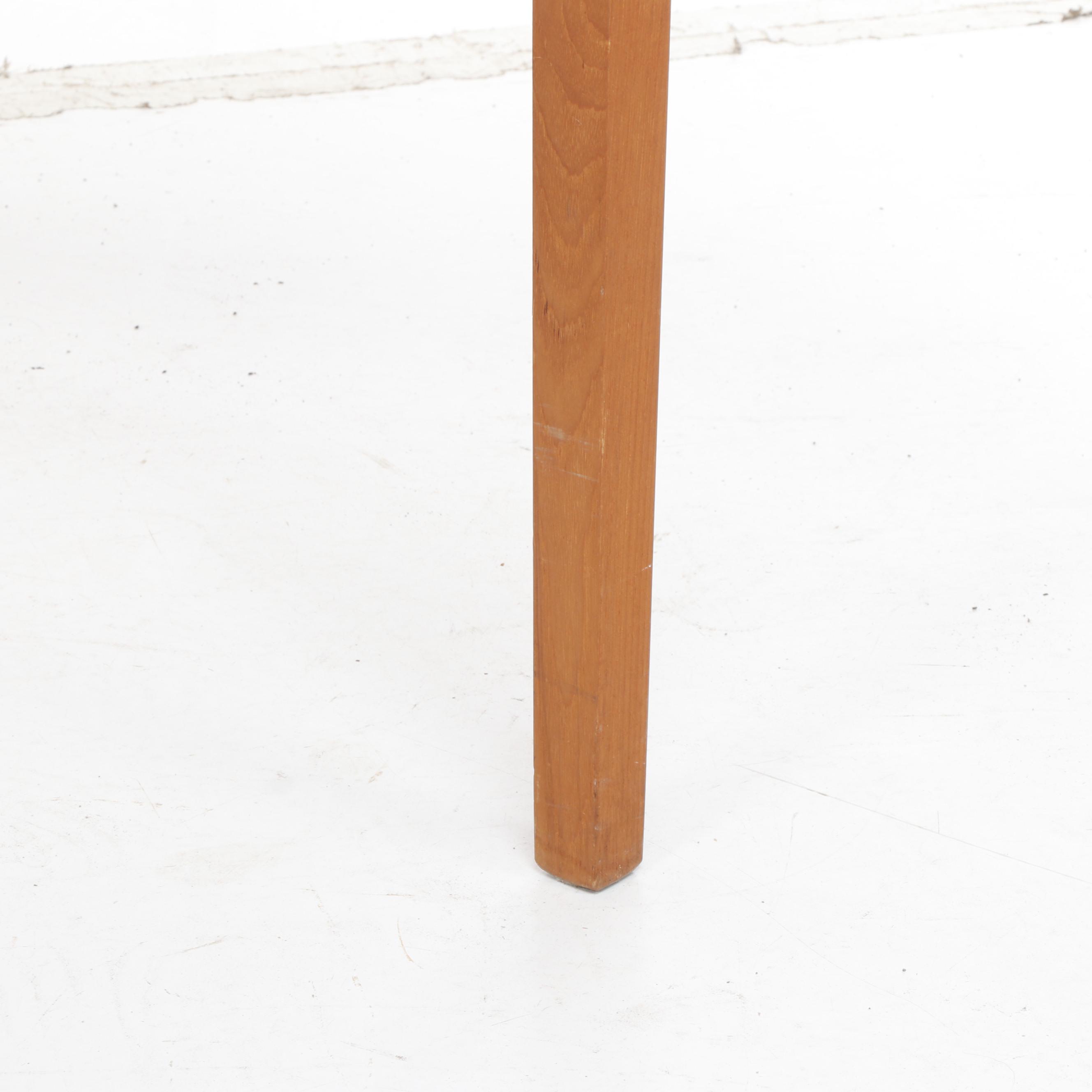 Contemporary Danish Modern Teak Veneered Dining Table