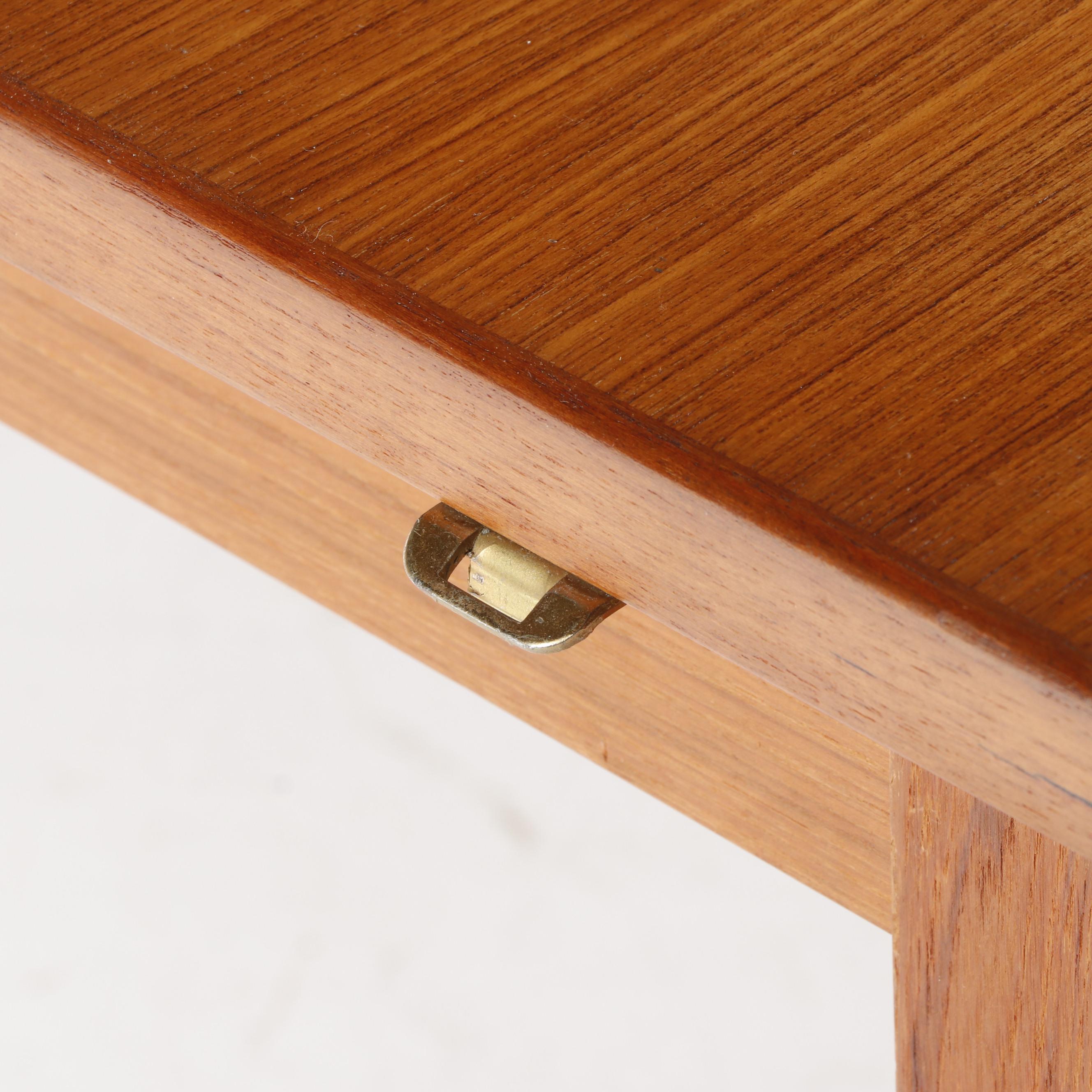 Contemporary Danish Modern Teak Veneered Dining Table