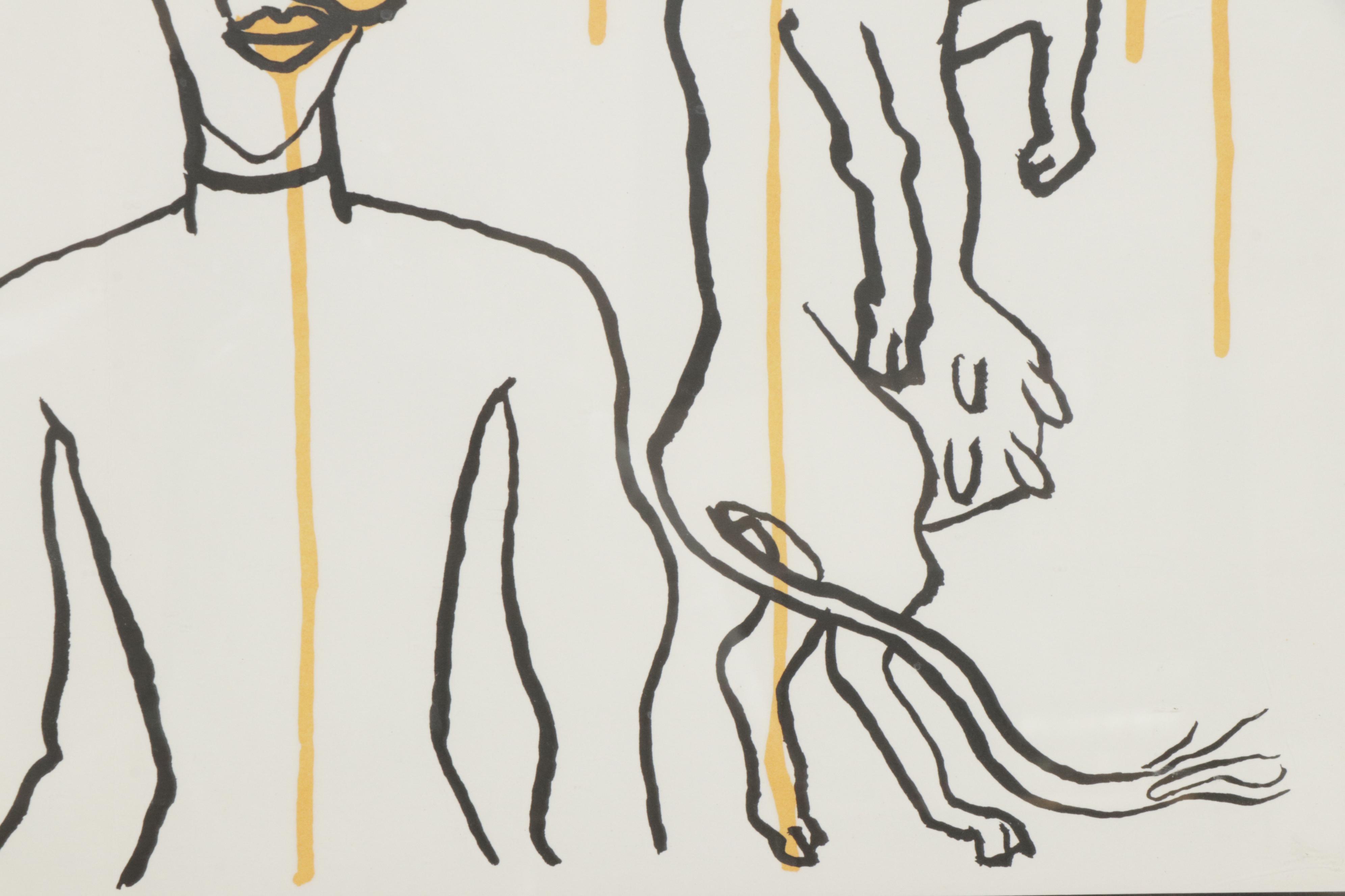 Lithograph after Alexander Calder "Circus Figures"