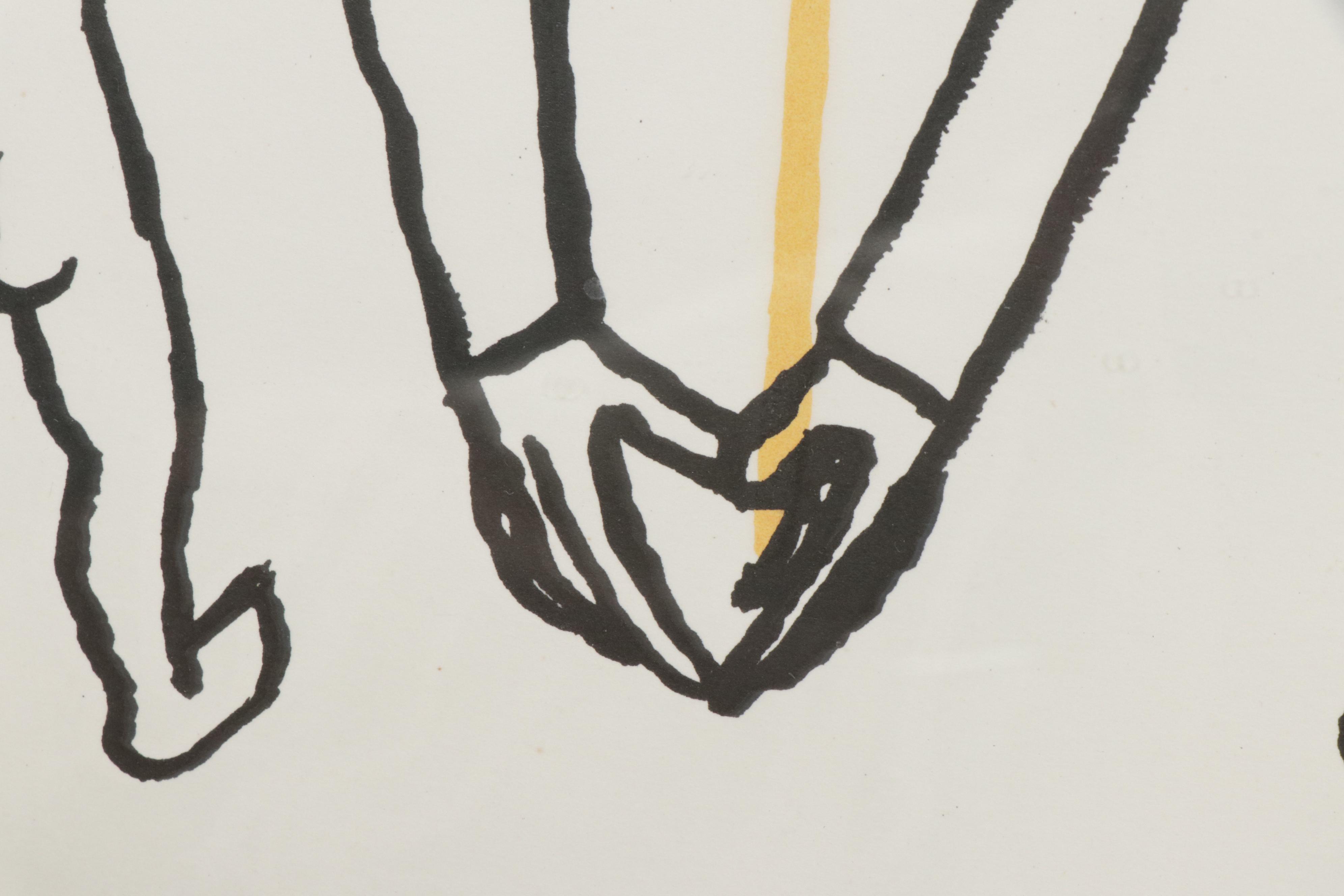 Lithograph after Alexander Calder "Circus Figures"