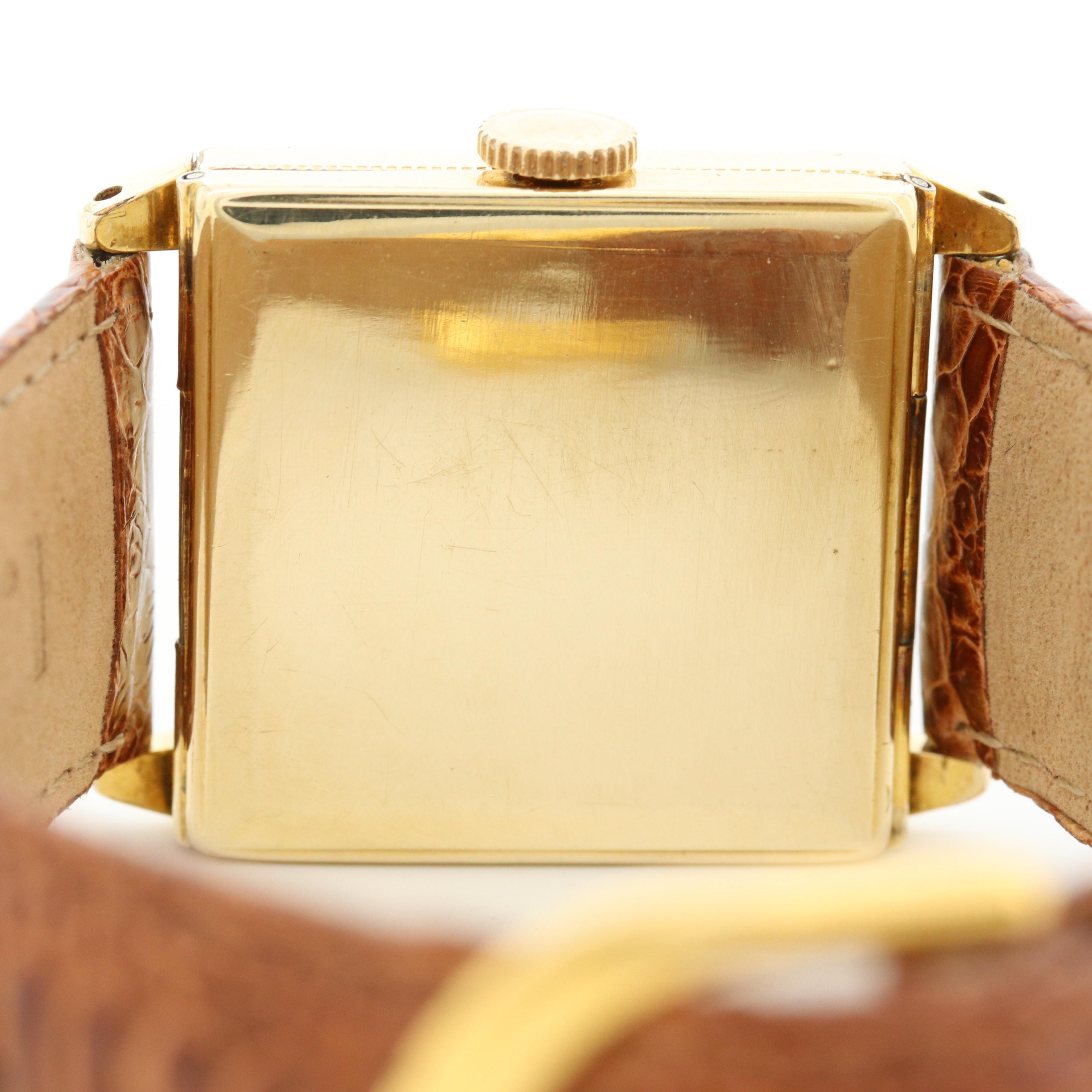 Vintage Bulova Gold Filled Stem Wind Watch, Circa 1939