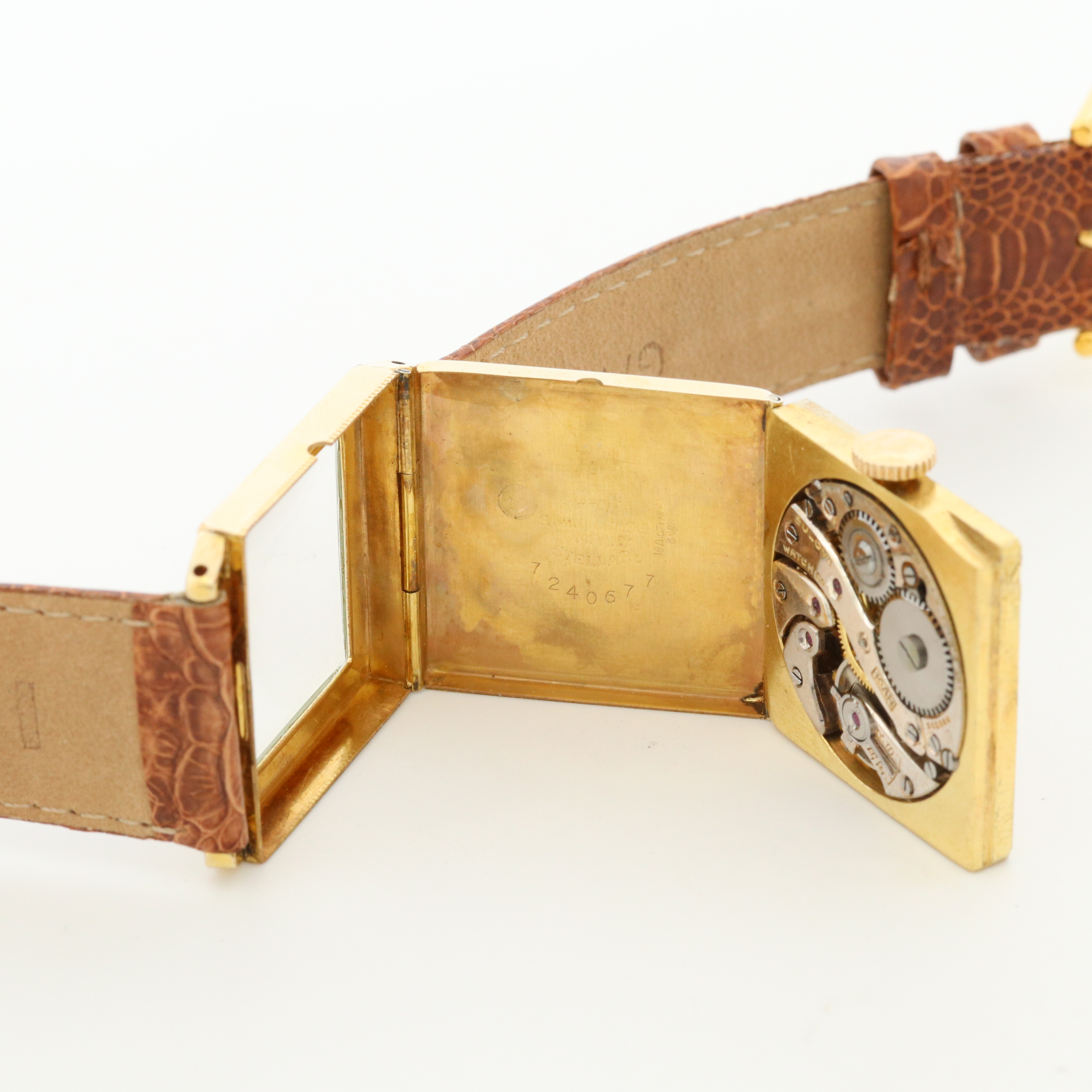 Vintage Bulova Gold Filled Stem Wind Watch, Circa 1939