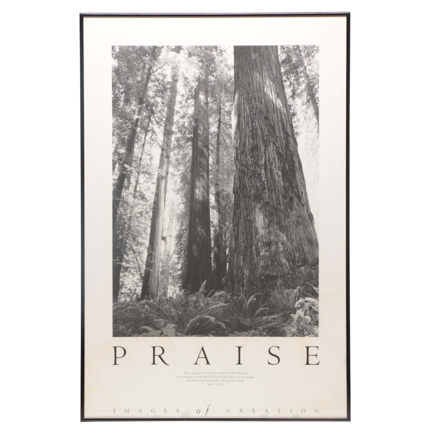 Offset Lithograph Poster "Praise"