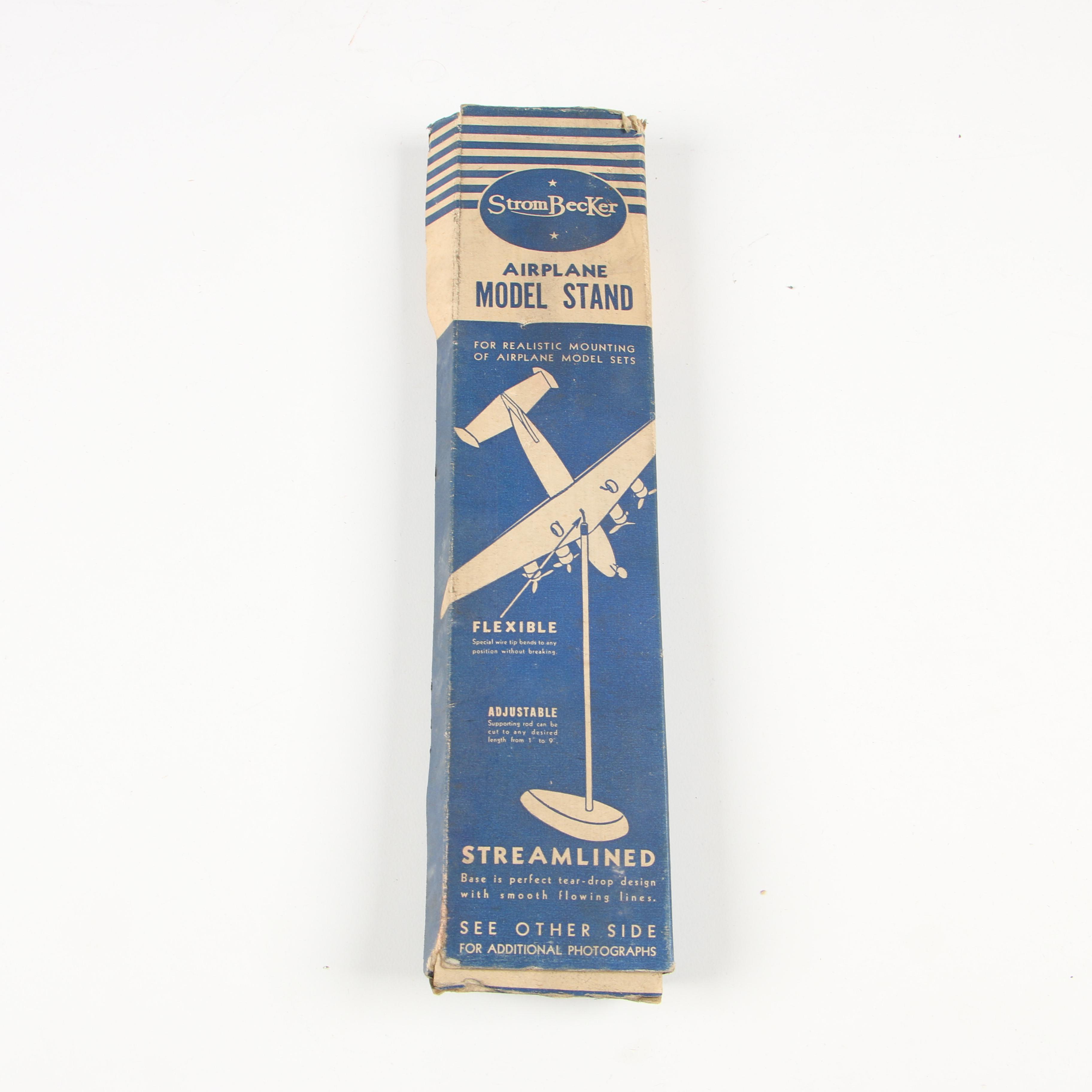 Vintage Berkley and Whitman Model Plane Kits with Blueprints