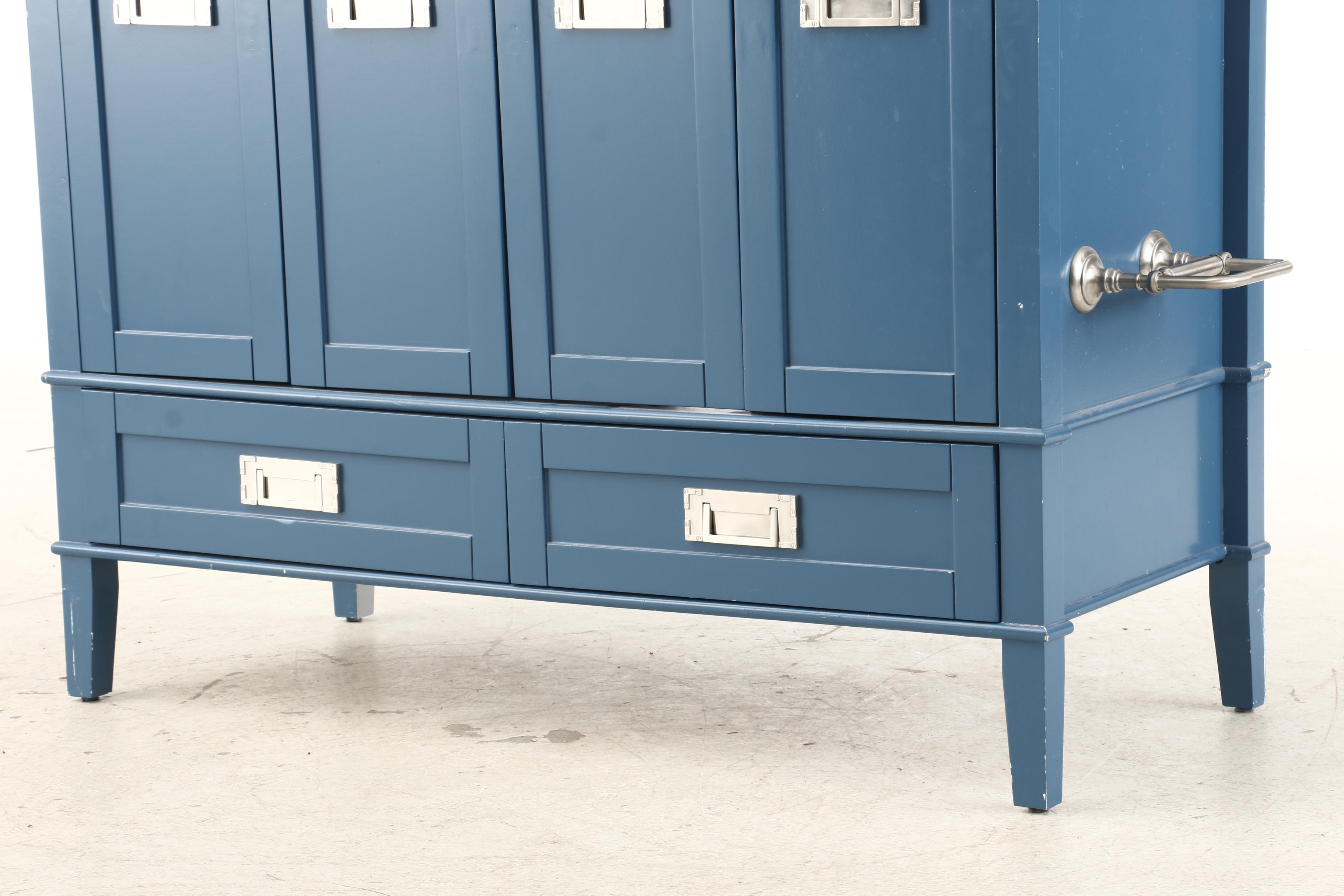 Bathroom Vanity with Silestone Sink Top and Chrome Finish Faucet