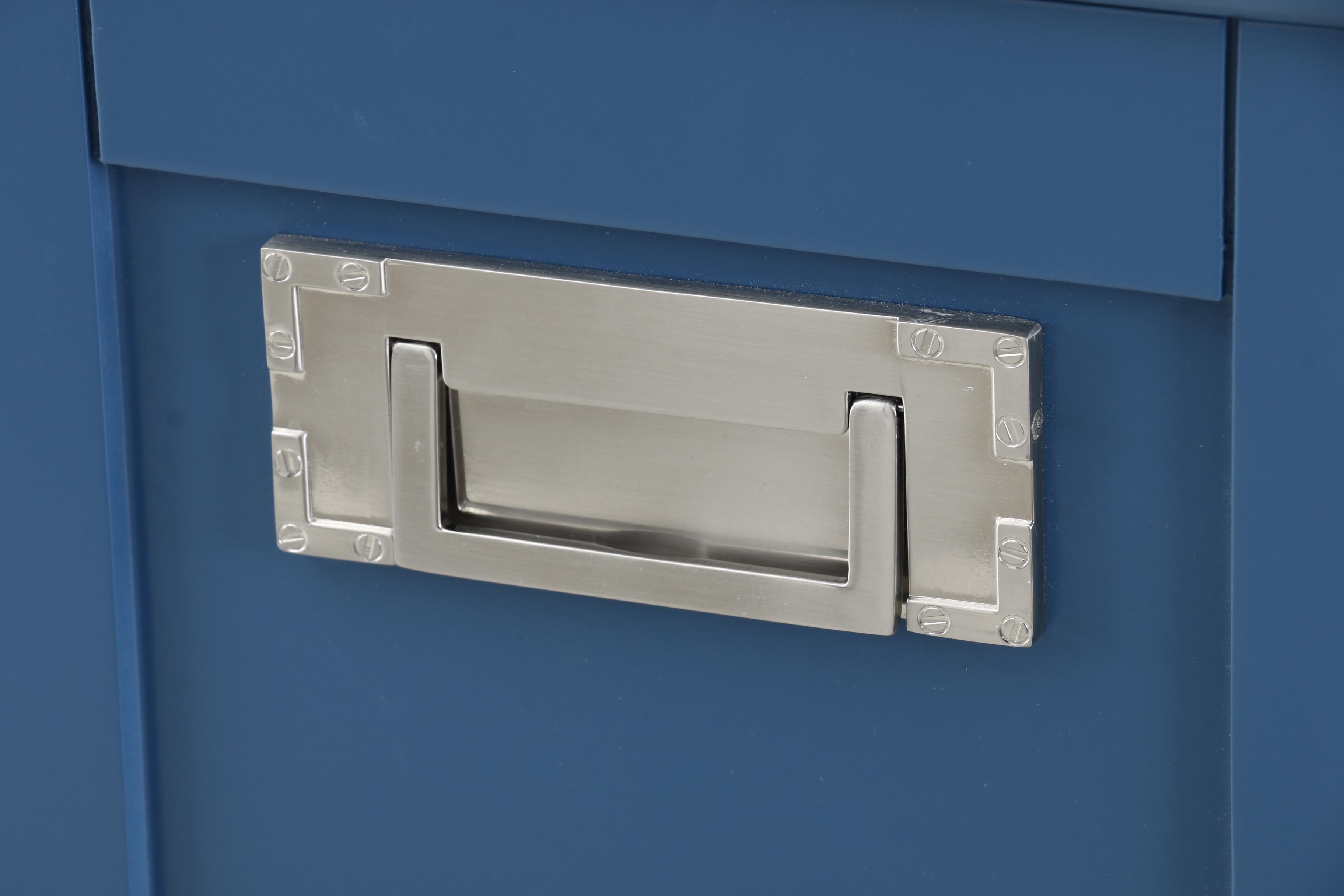 Bathroom Vanity with Silestone Sink Top and Chrome Finish Faucet