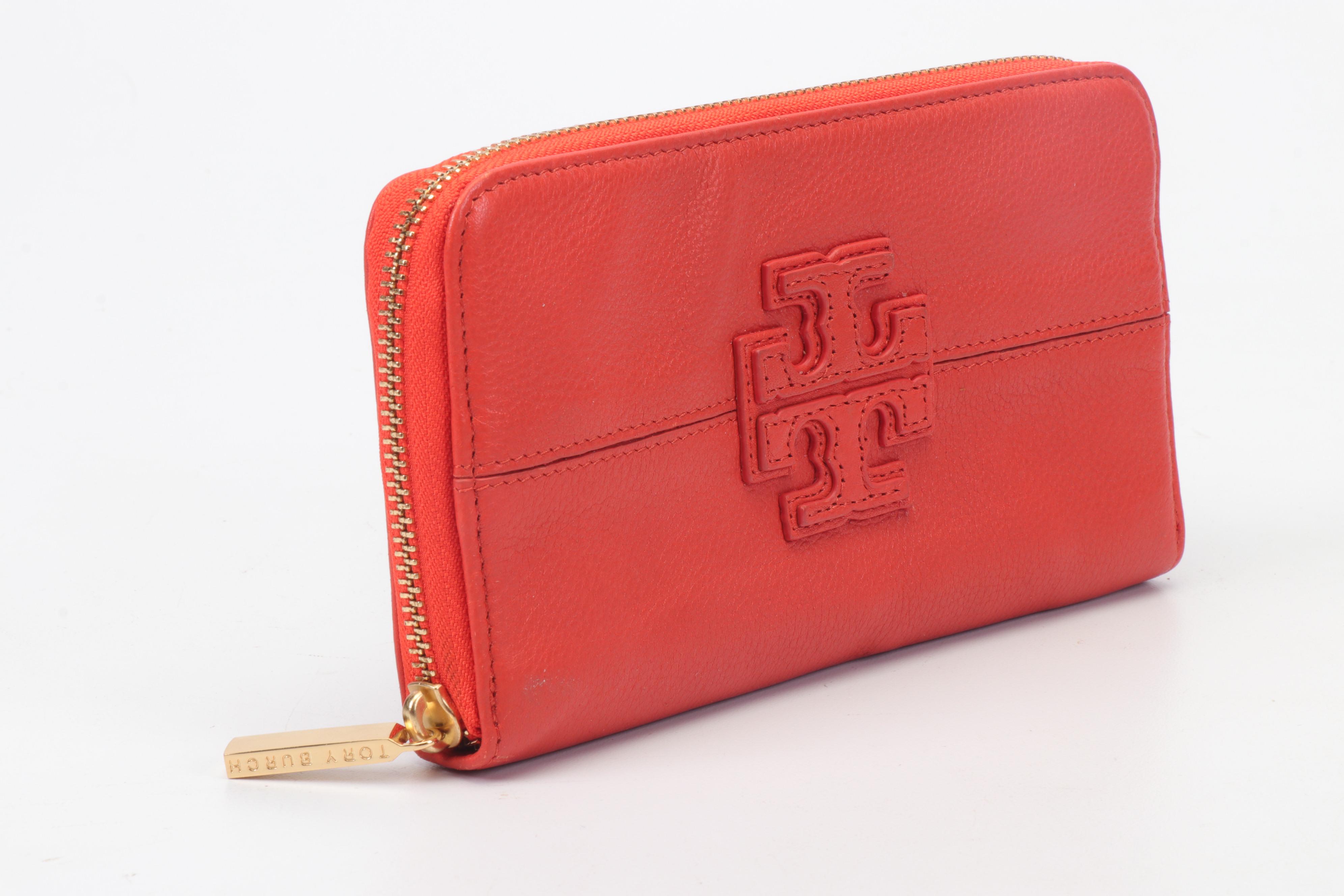 Tory Burch and Other Leather Wallets and Case with Tiffany & Co. Cosmetics Bag