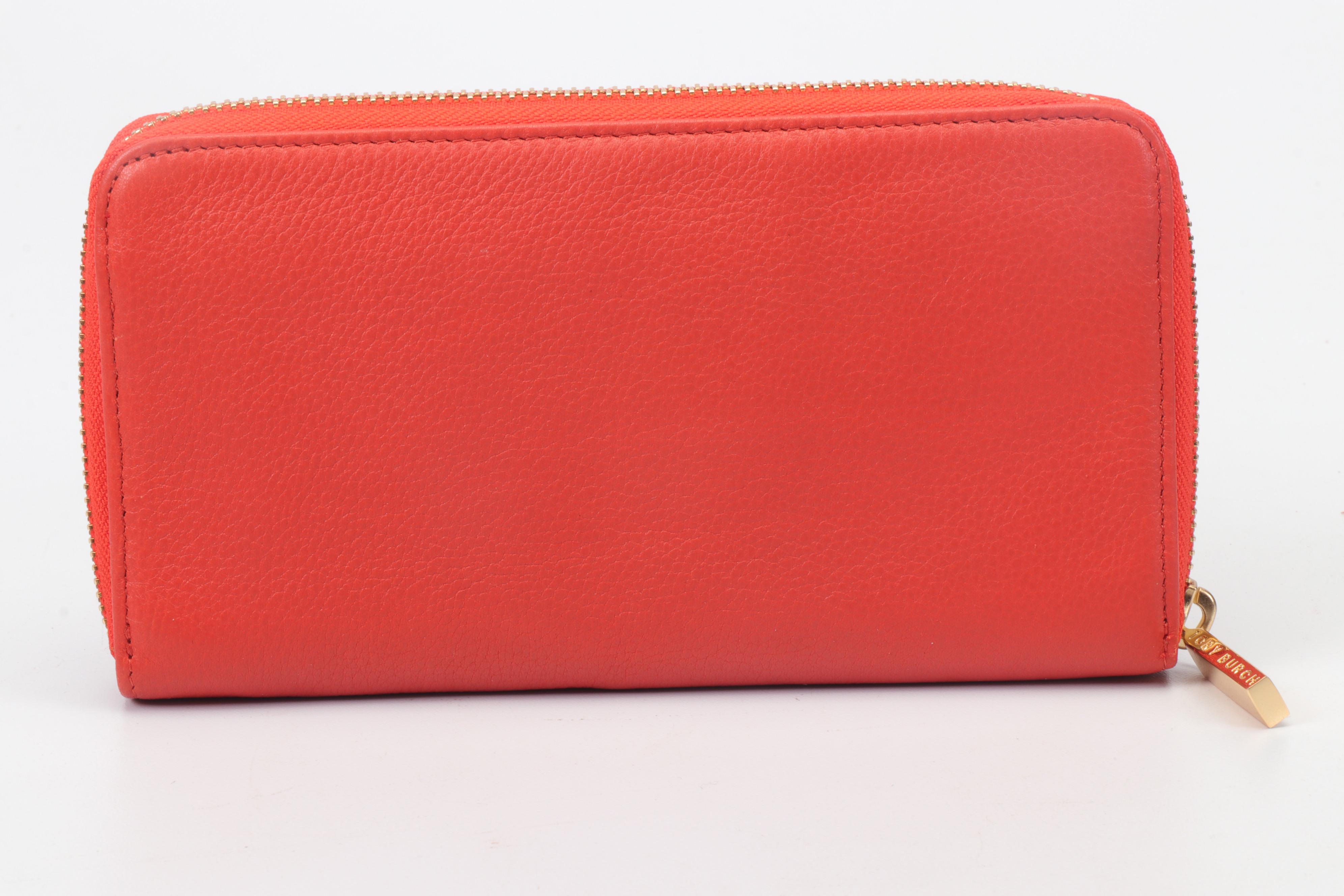 Tory Burch and Other Leather Wallets and Case with Tiffany & Co. Cosmetics Bag