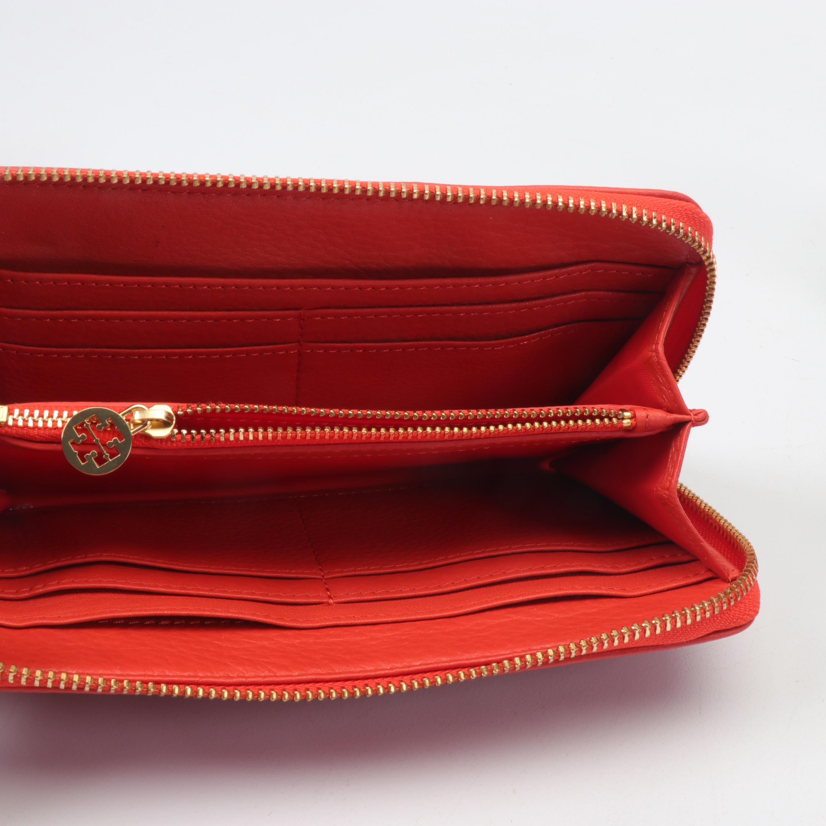 Tory Burch and Other Leather Wallets and Case with Tiffany & Co. Cosmetics Bag