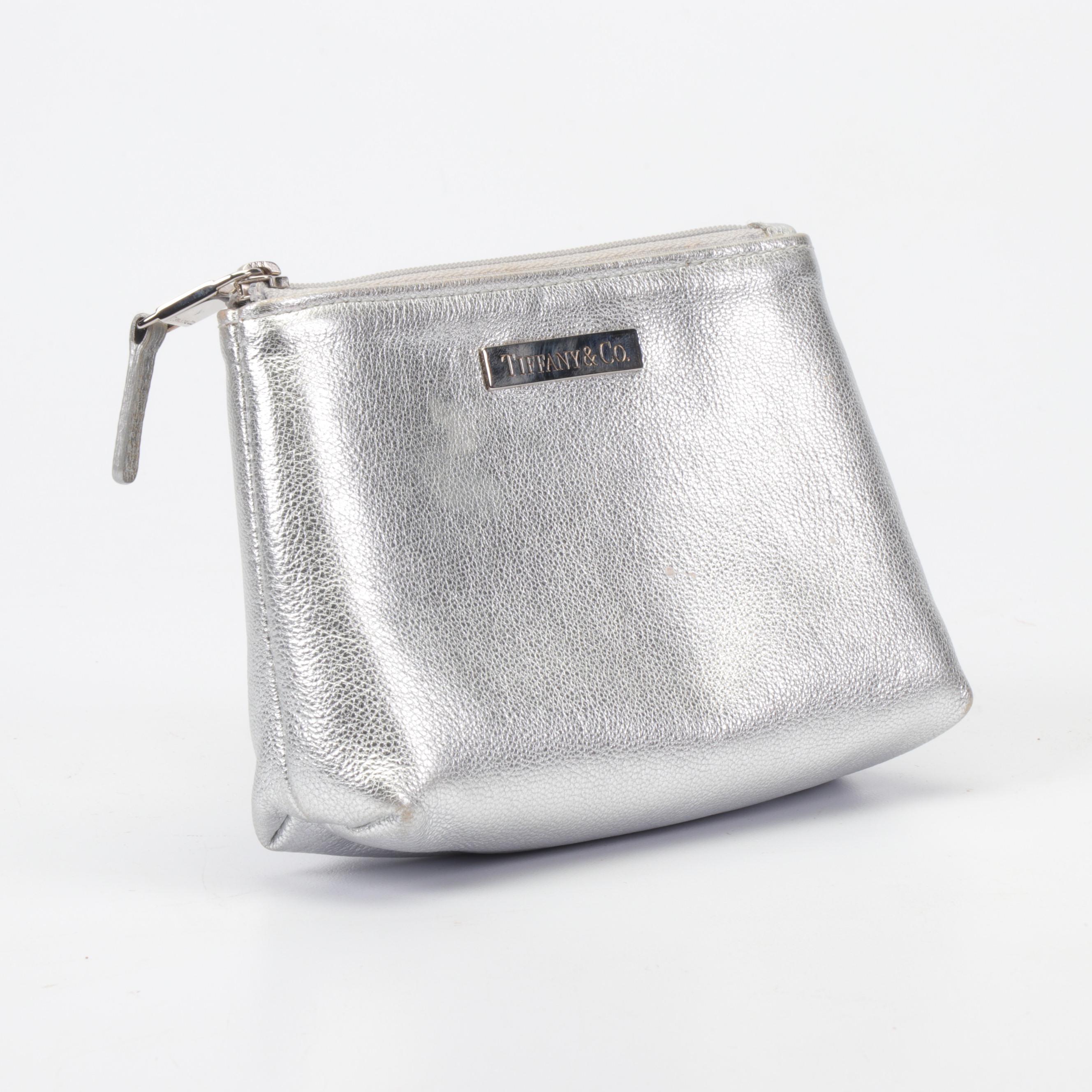 Tory Burch and Other Leather Wallets and Case with Tiffany & Co. Cosmetics Bag