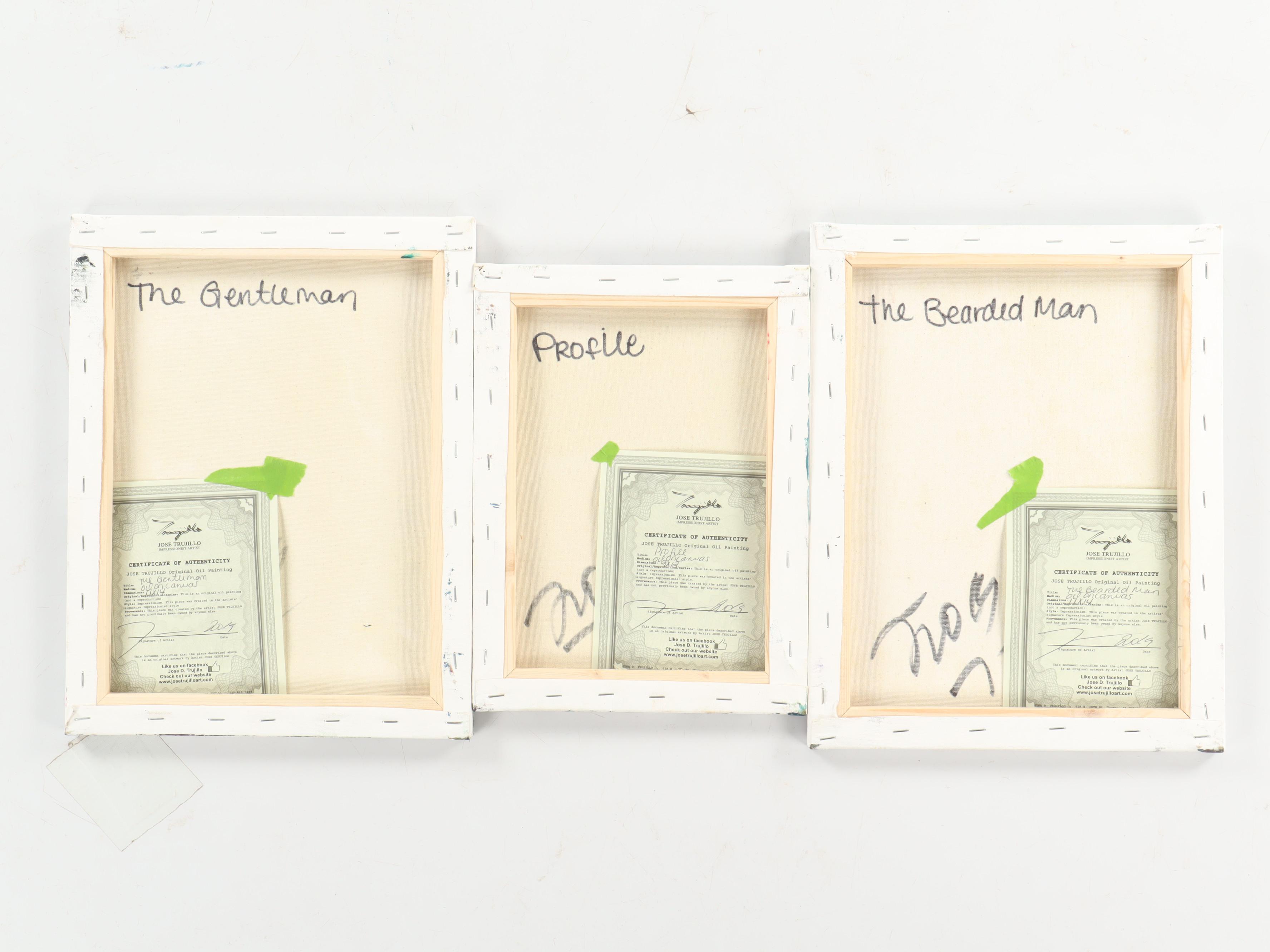 Jose Trujillo Portrait Oil Paintings