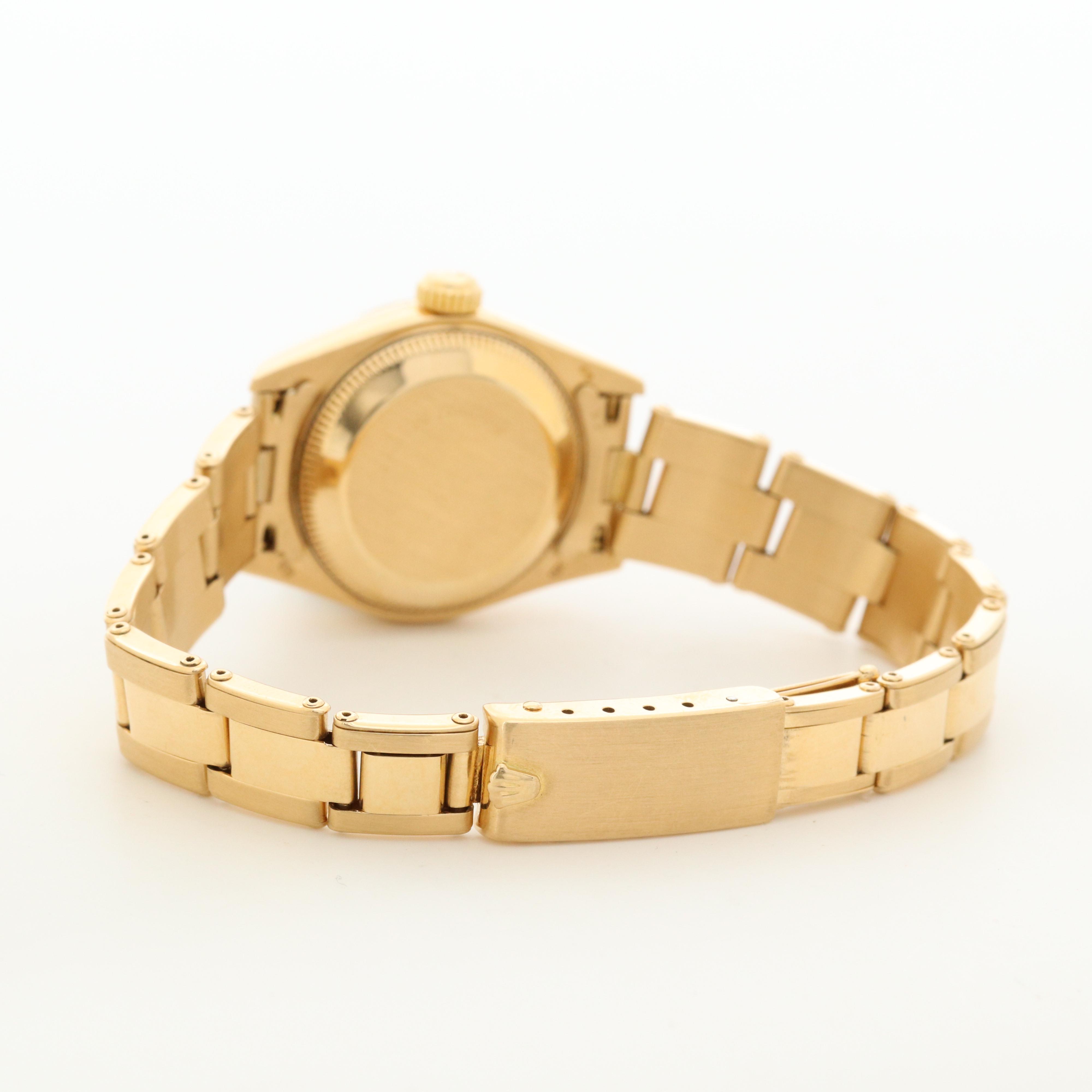 Rolex Datejust 18K Yellow Gold Automatic Watch