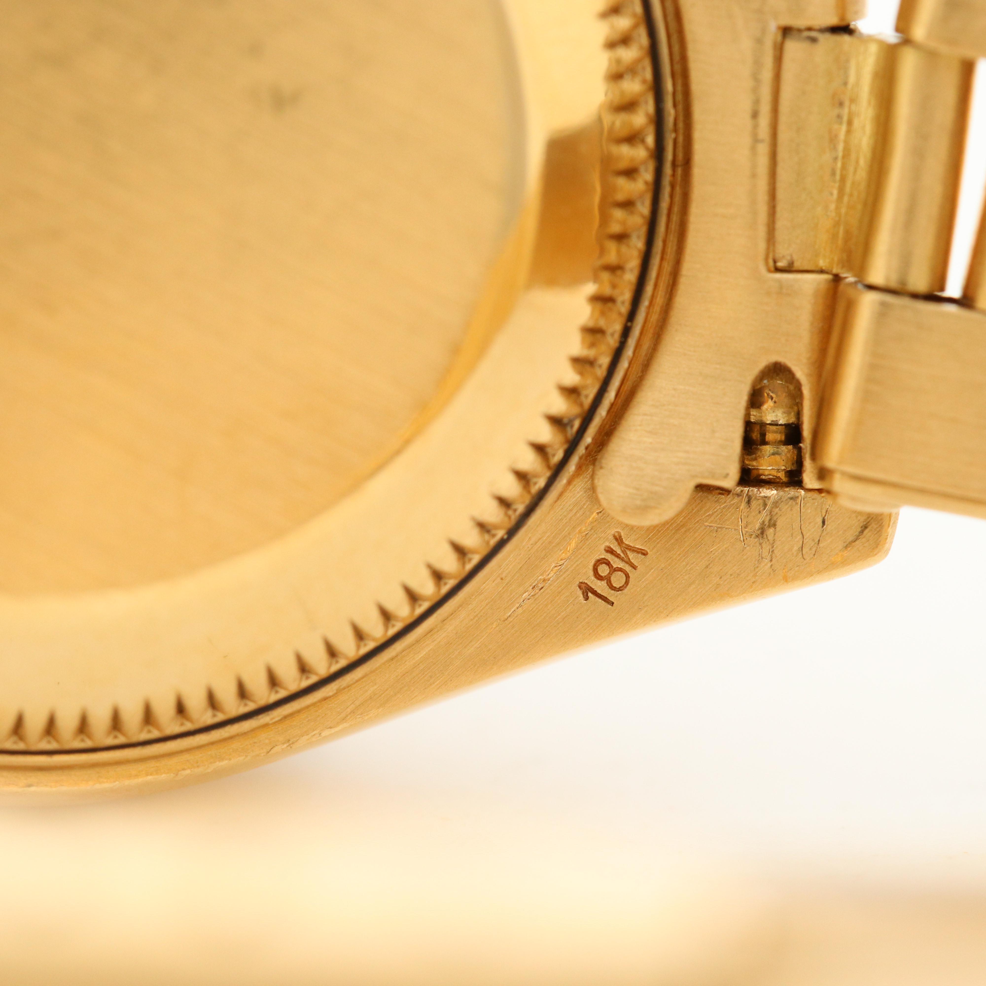 Rolex Datejust 18K Yellow Gold Automatic Watch