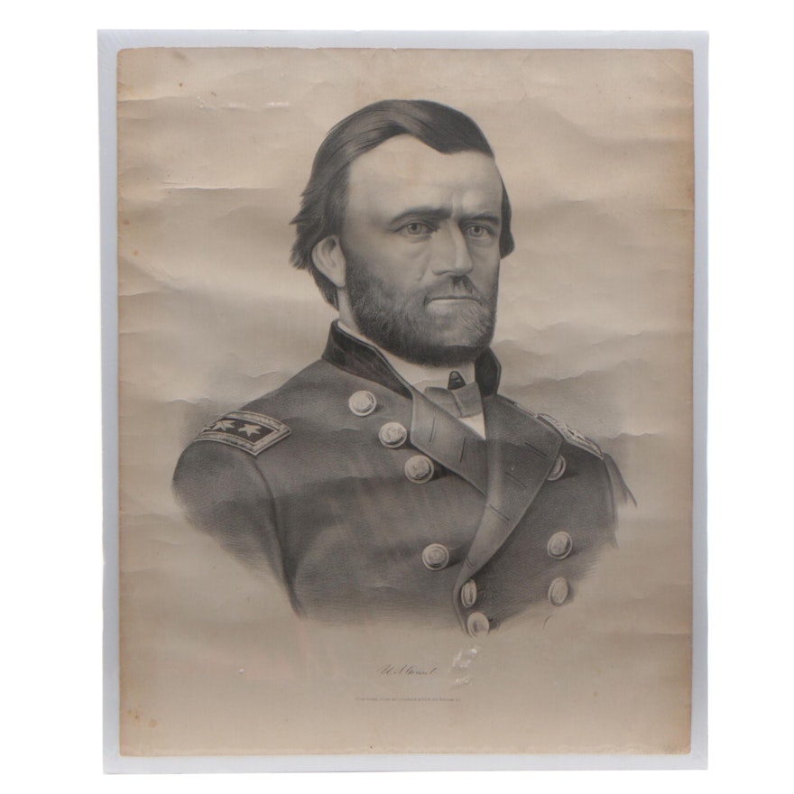 Currier & Ives Lithograph "U.S. Grant"
