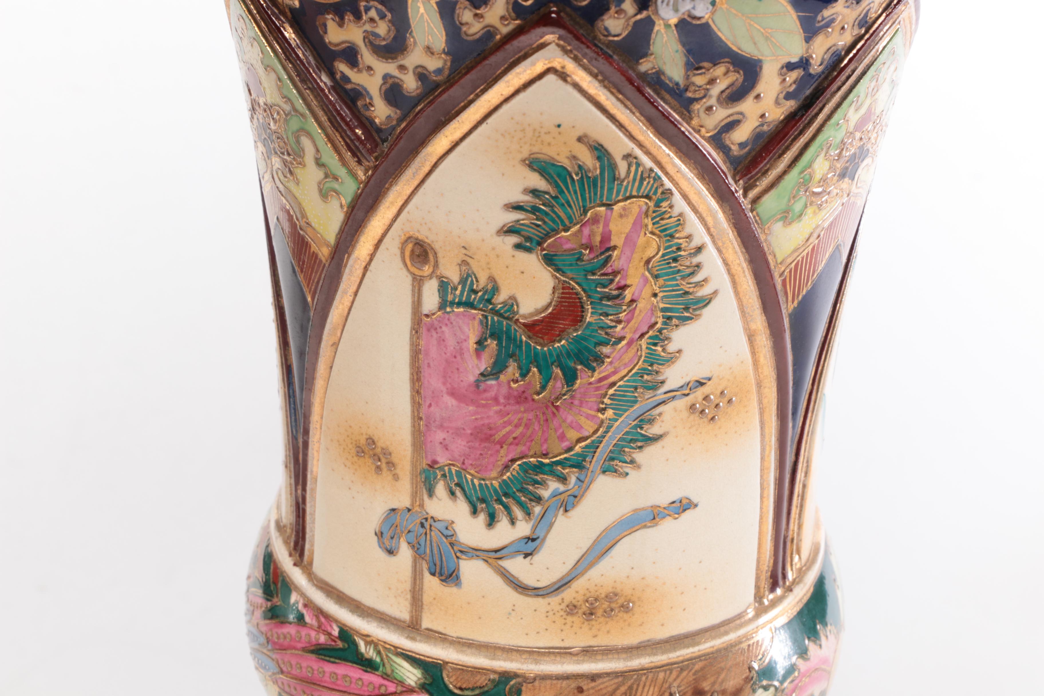 Chinese Porcelain Cloisonné Jardiniere Planter with Stand, Early 20th-Century