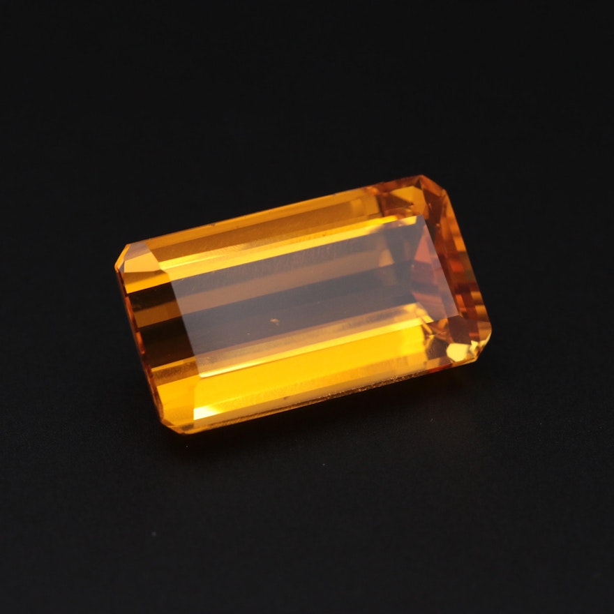 Loose 19.08 CT Citrine Gemstone