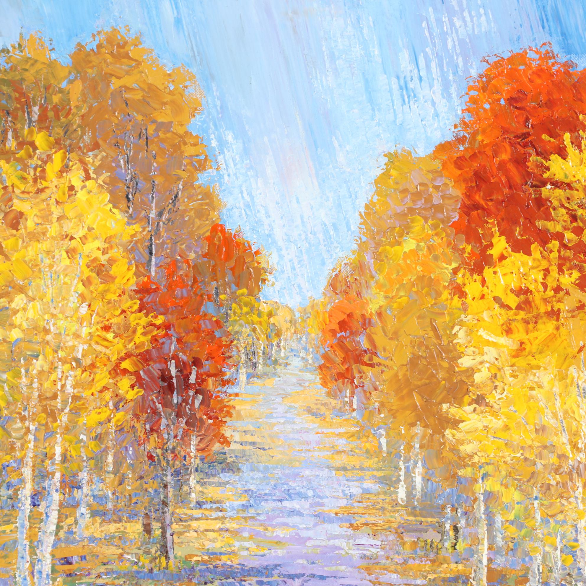 Tatiana Iliina-Gooden Acrylic Painting "On the Long Trail"