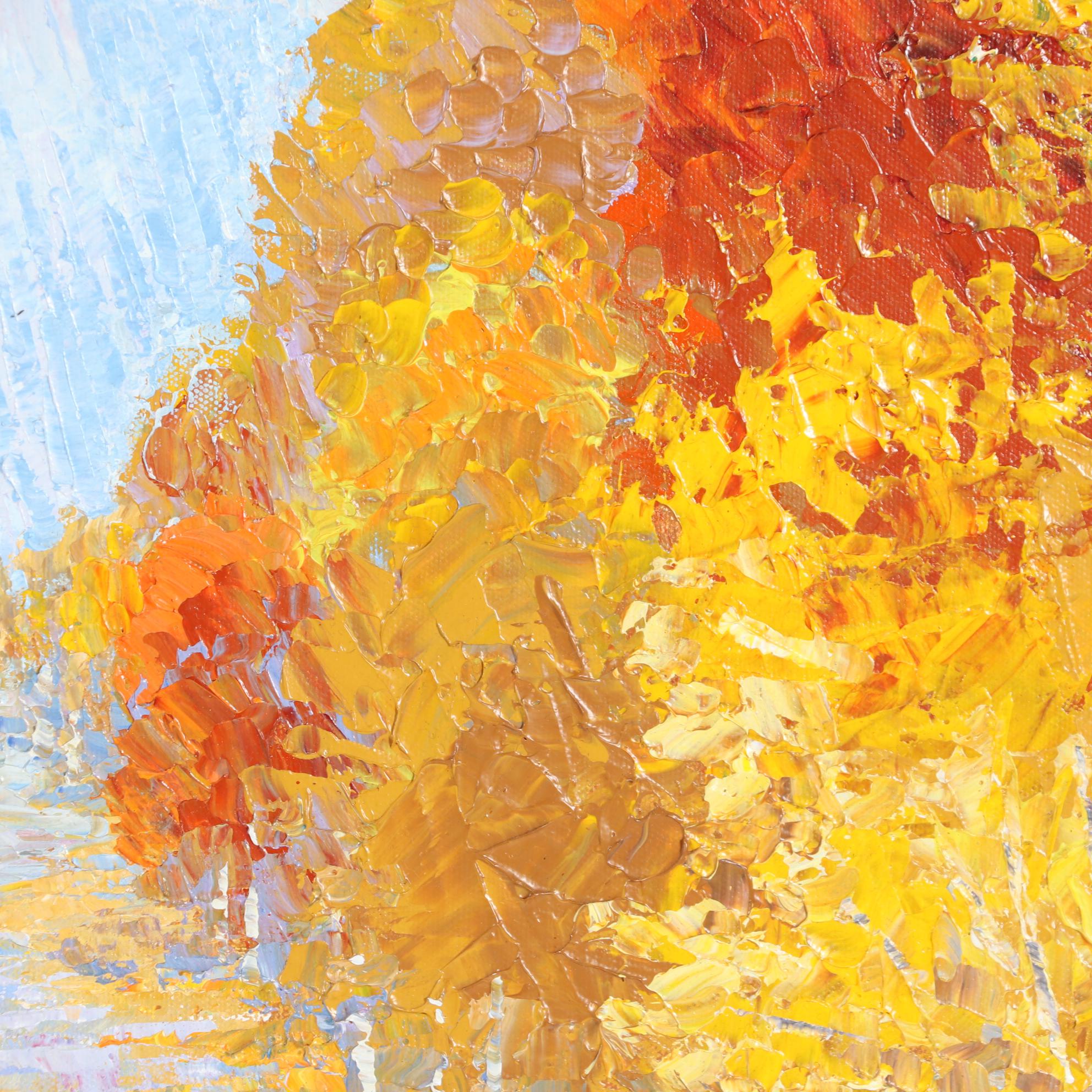 Tatiana Iliina-Gooden Acrylic Painting "On the Long Trail"