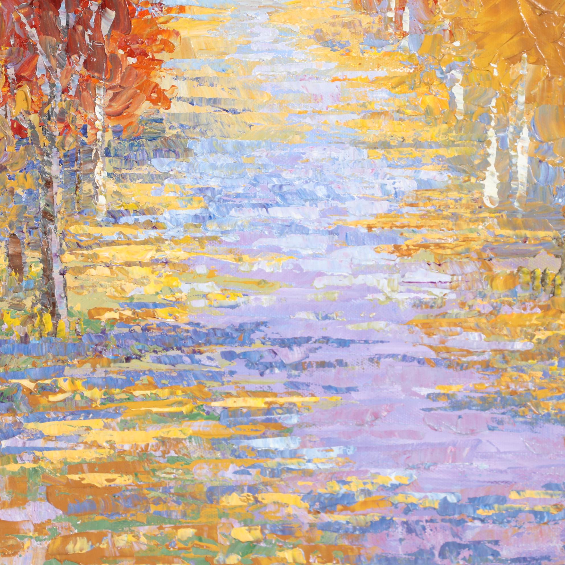 Tatiana Iliina-Gooden Acrylic Painting "On the Long Trail"