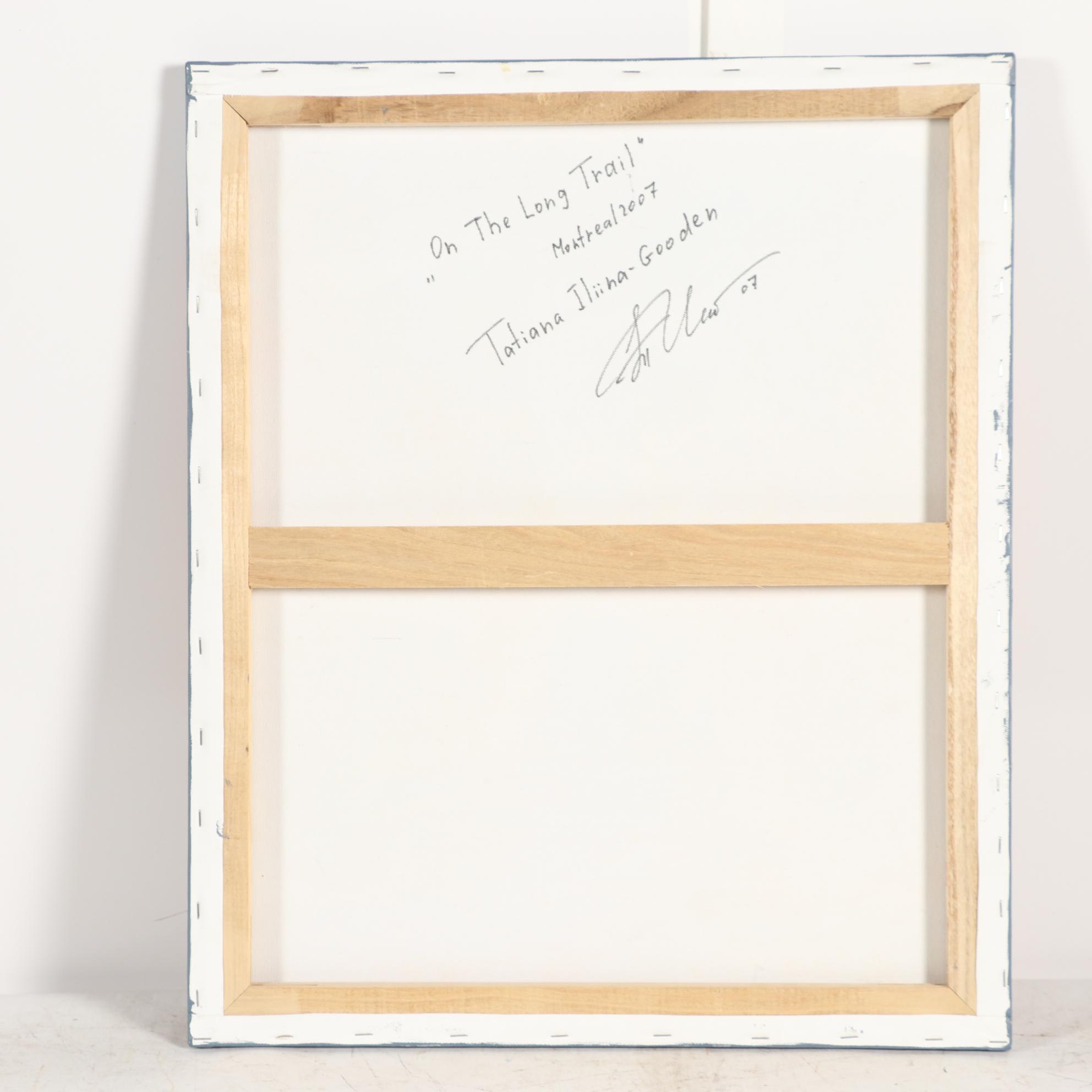 Tatiana Iliina-Gooden Acrylic Painting "On the Long Trail"